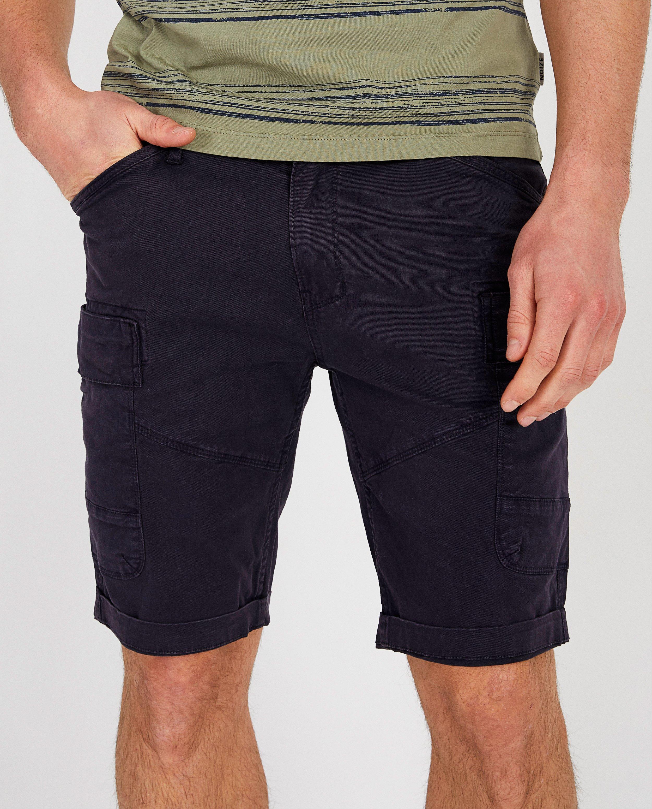 Shorten - Donkerblauwe bermuda Noize