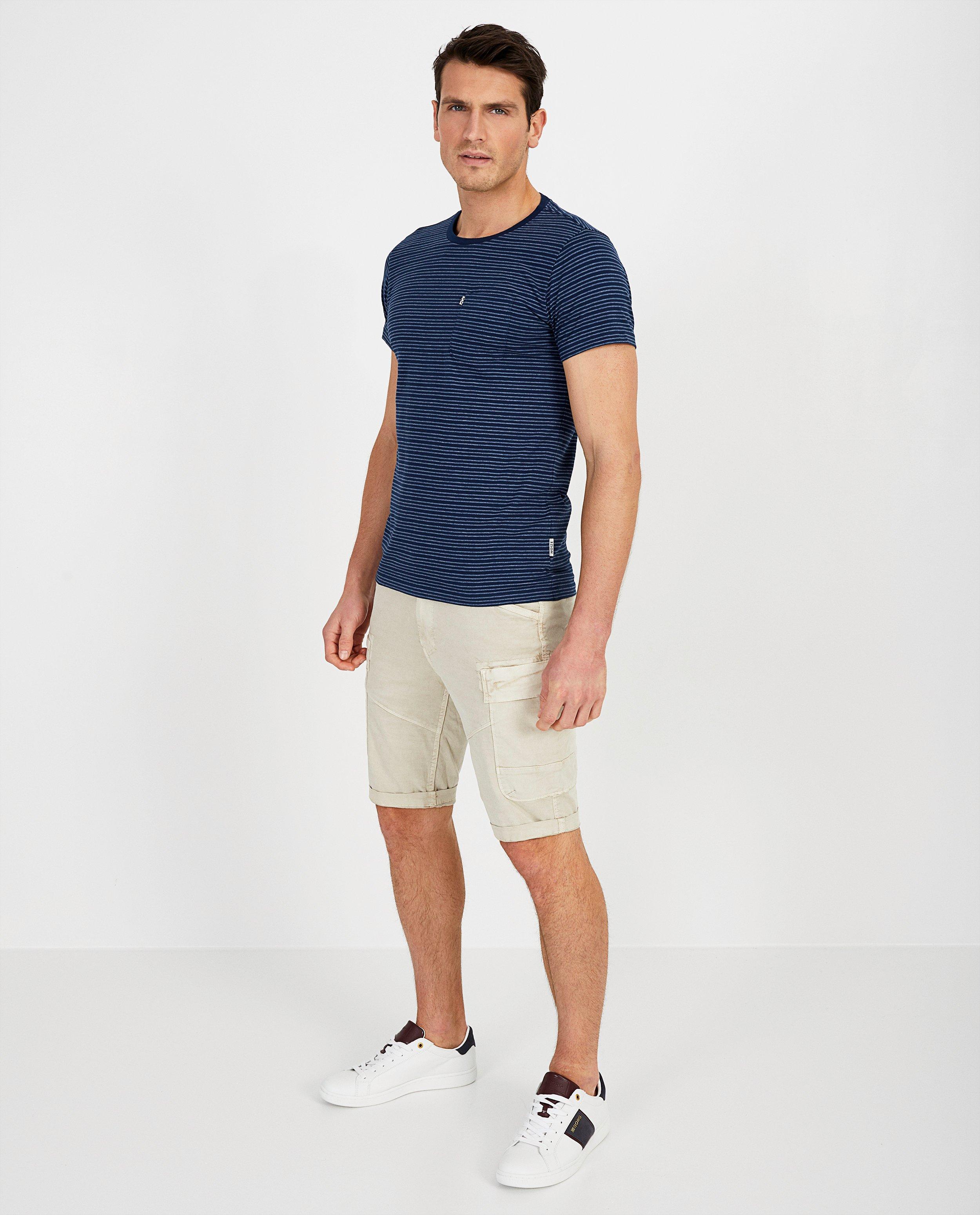 Beige bermuda Noize - met klepzakken - Noize