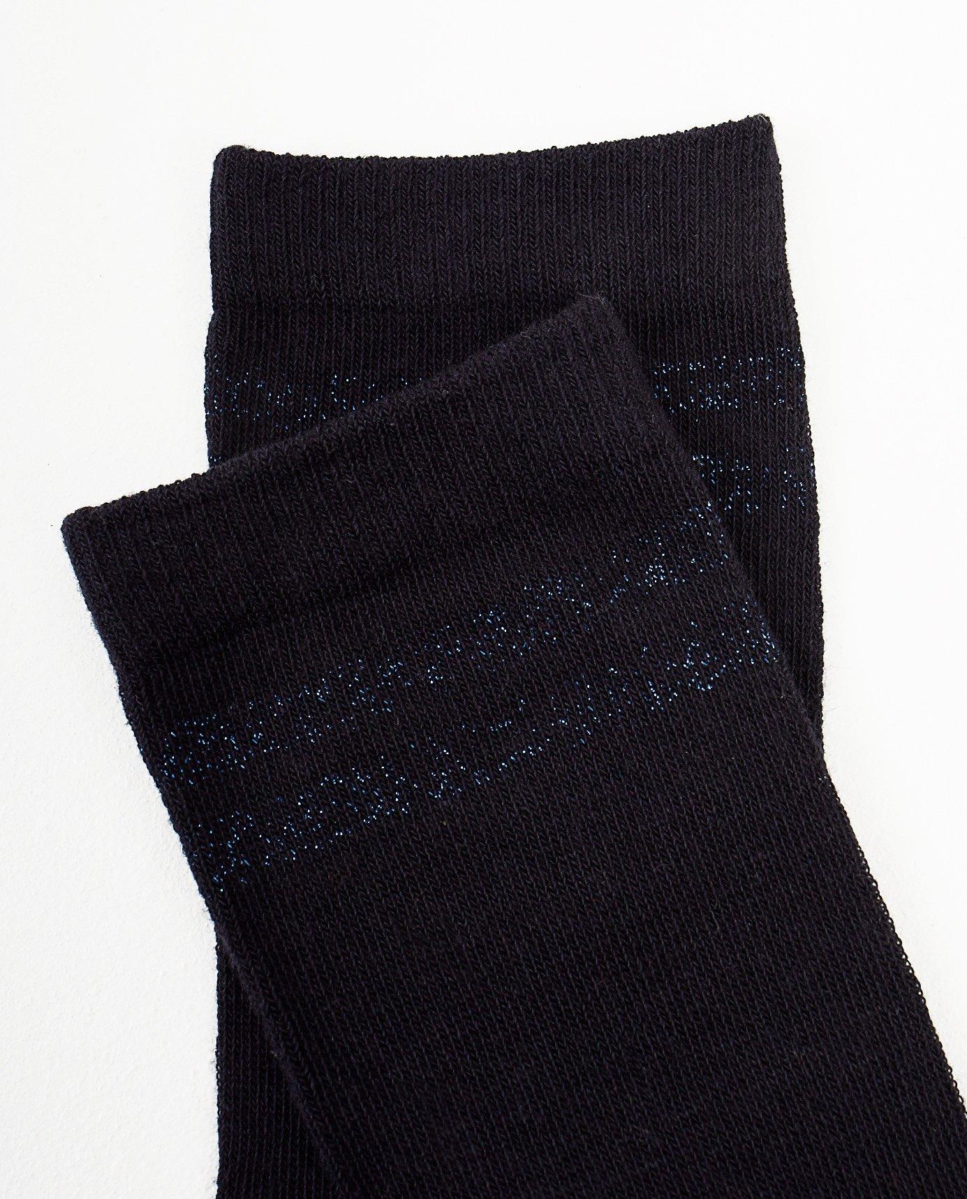 Chaussettes - Mi-bas bleu foncé