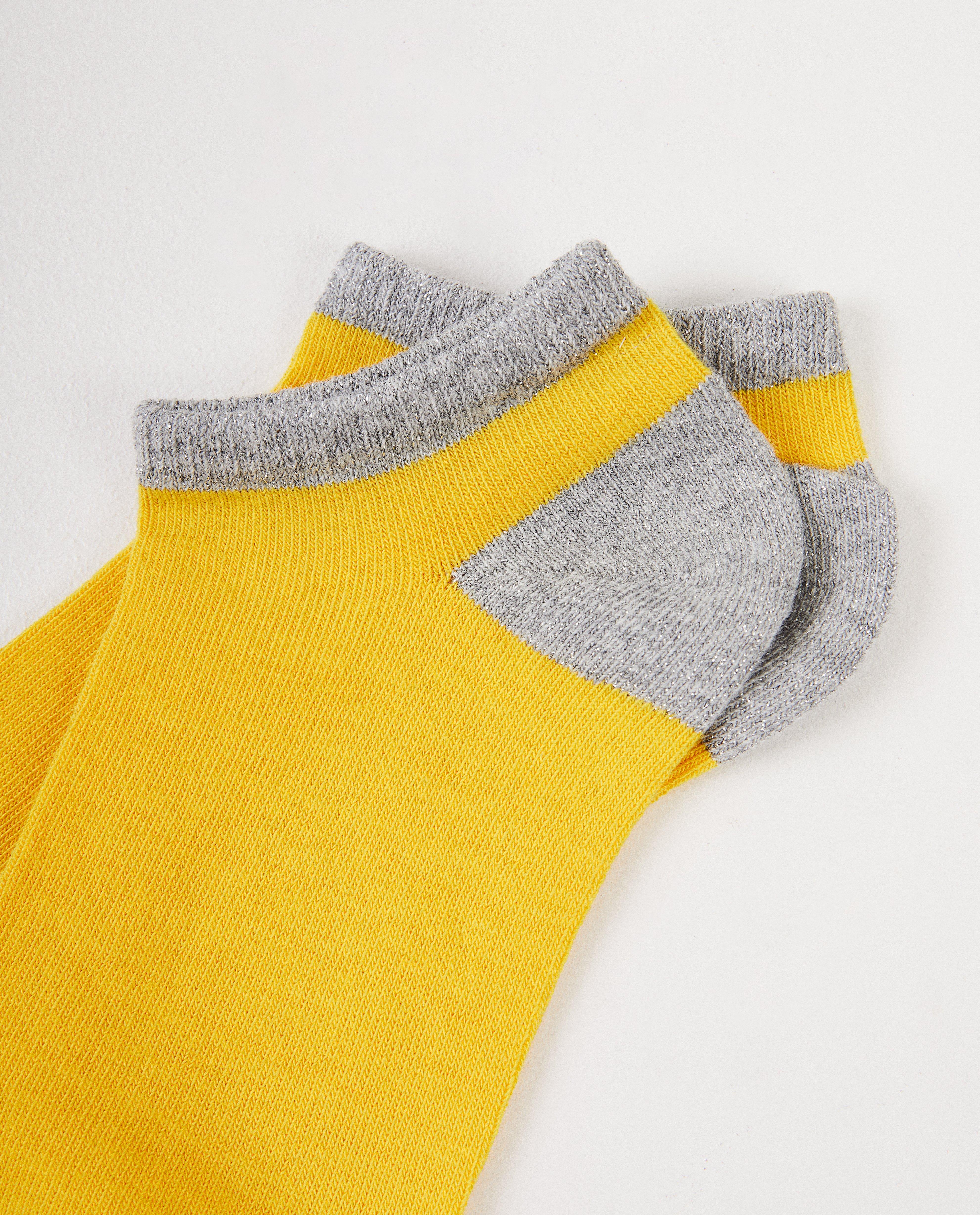 Chaussettes - Gele enkelkousjes