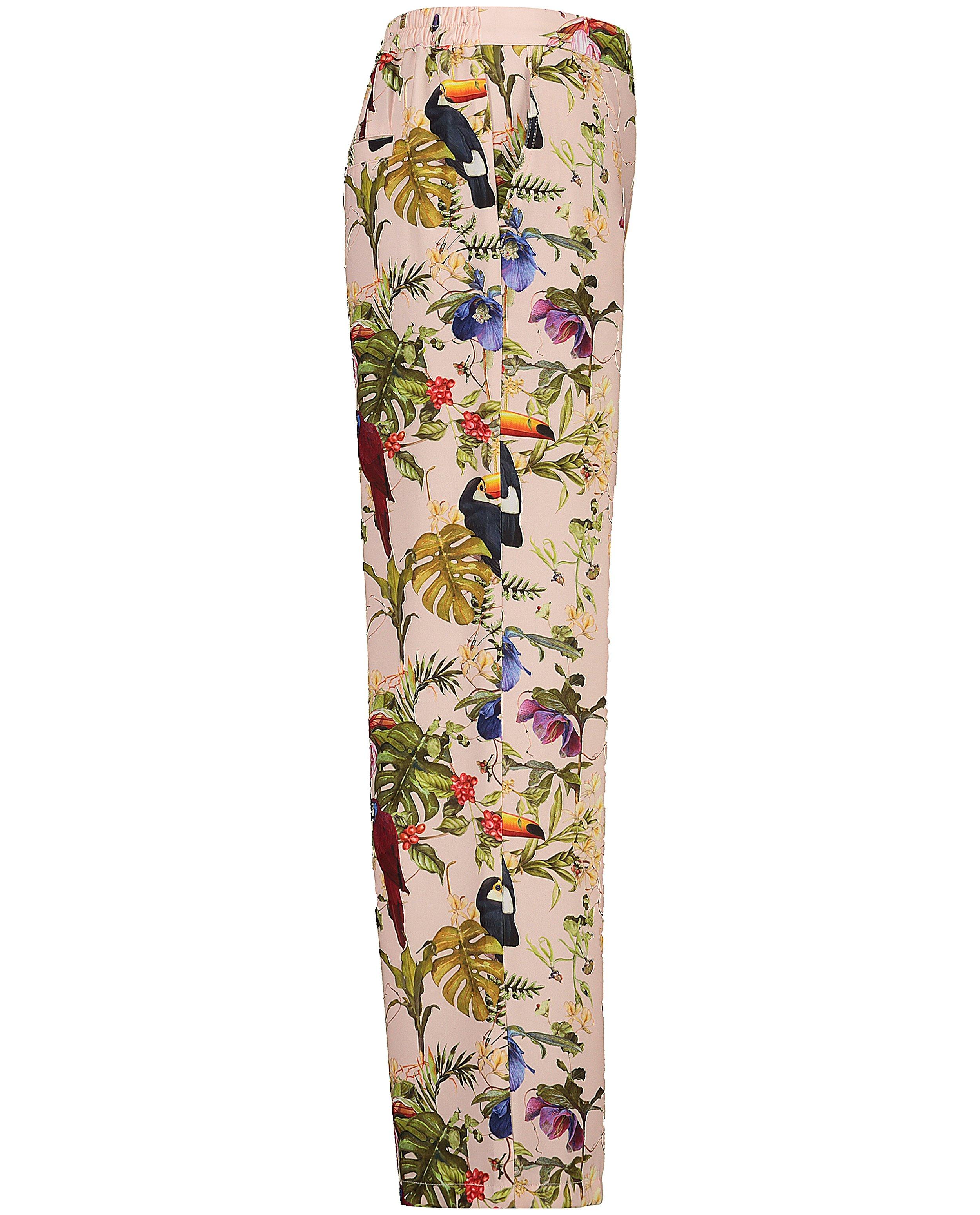 Broeken - Roze broek met print Communie