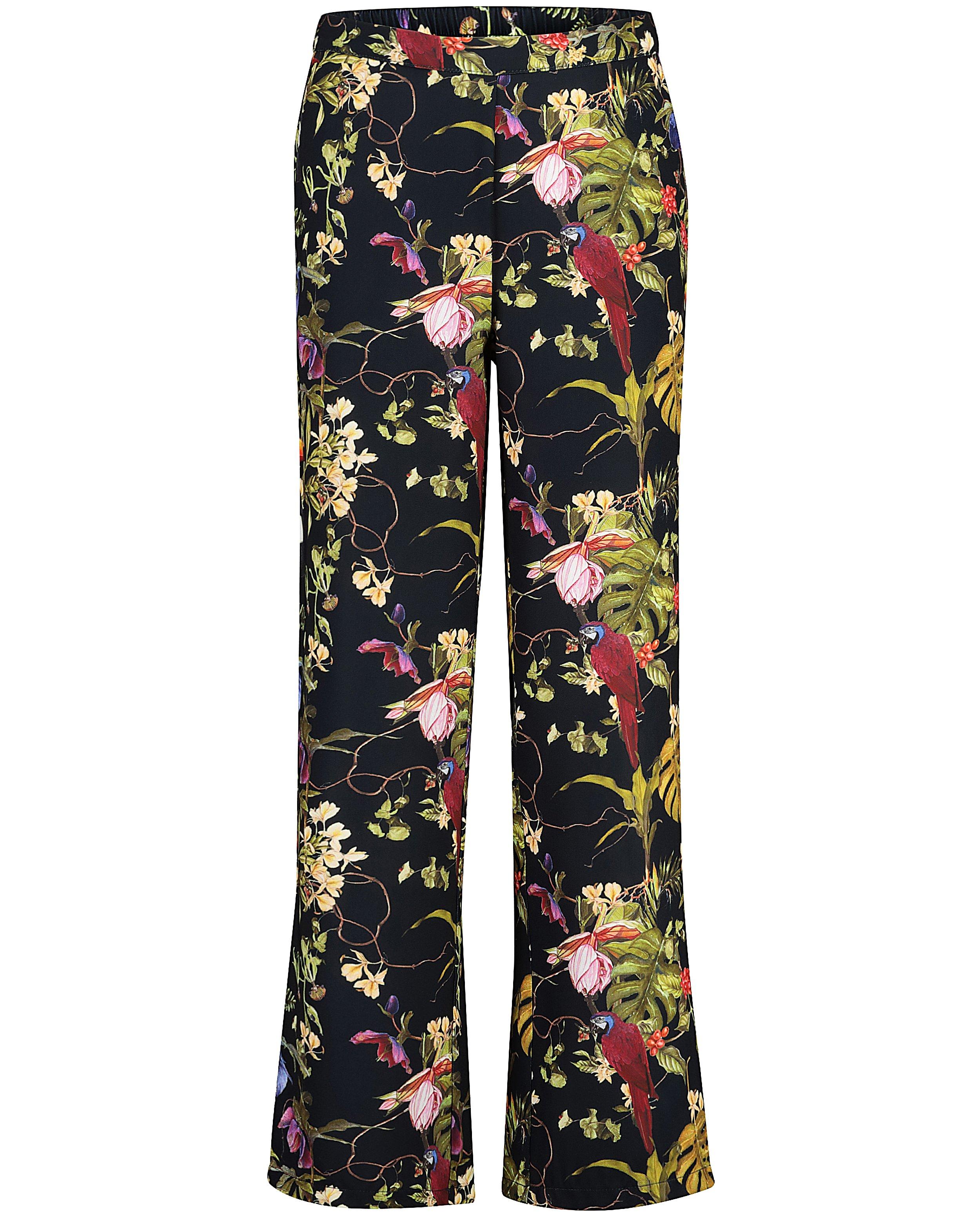 Broeken - Zwarte broek met print Communie