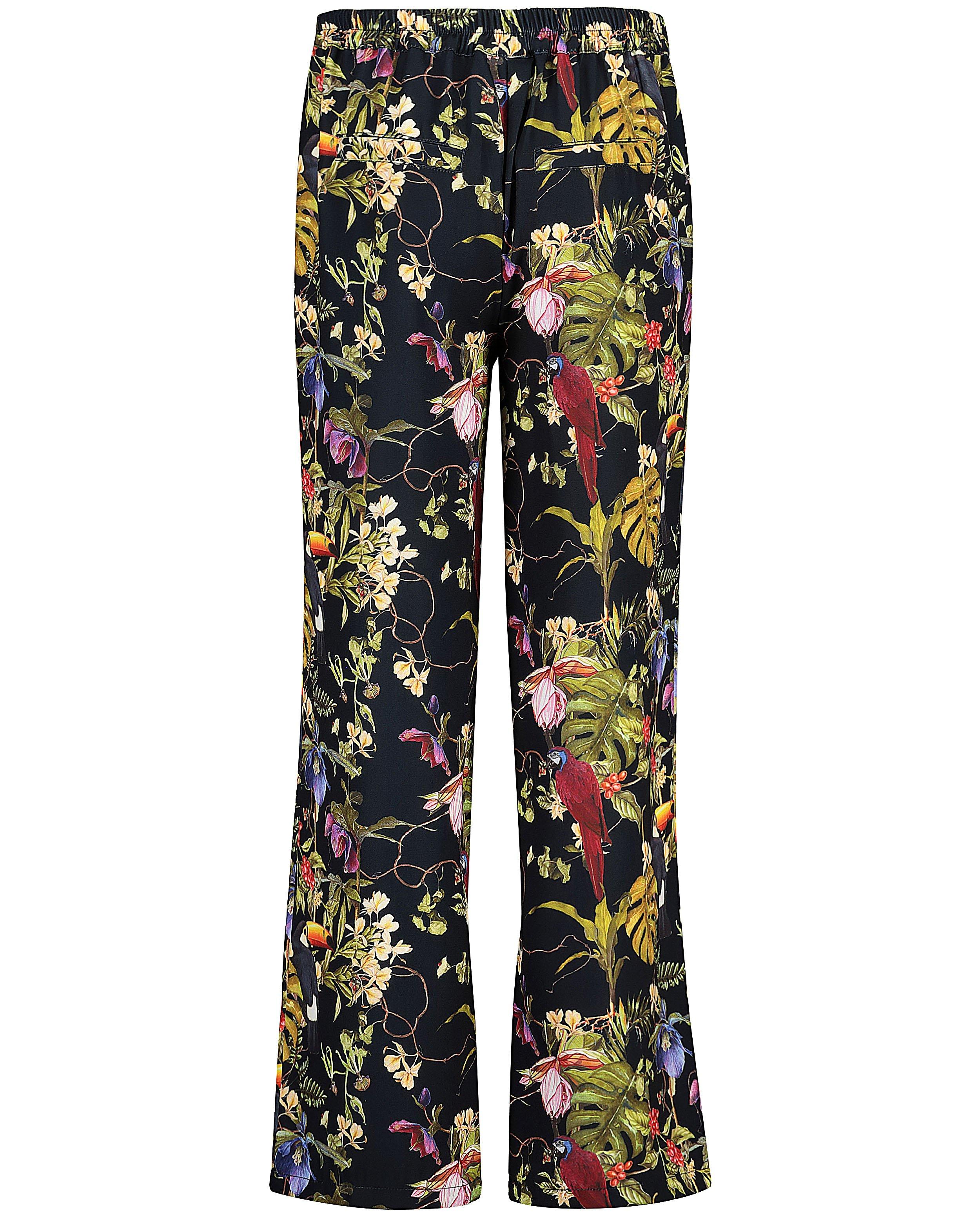 Broeken - Zwarte broek met print Communie