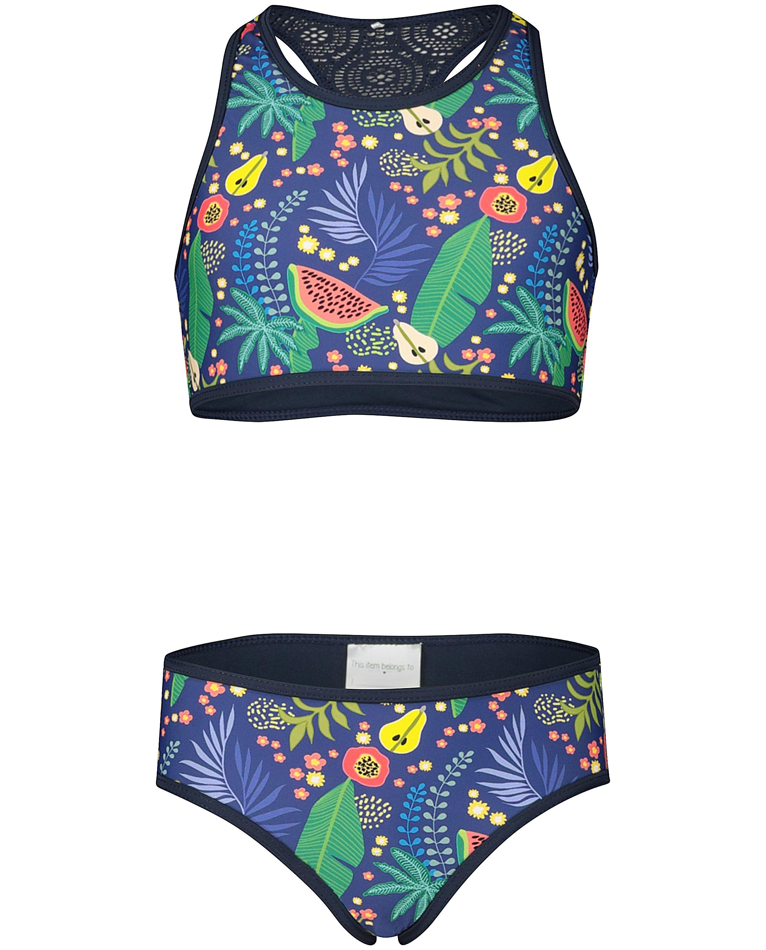 Zwemkleding - Blauwe bikini met print