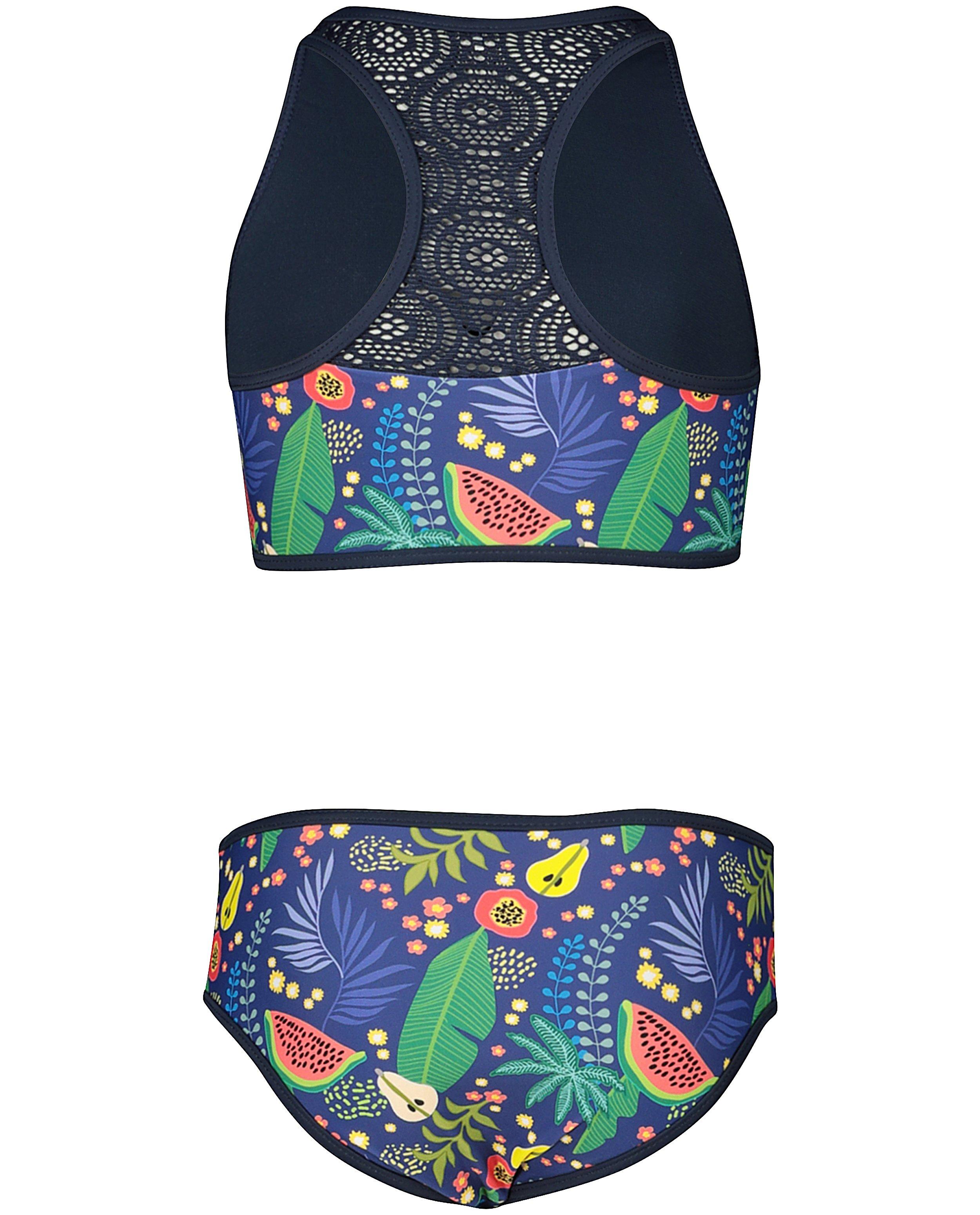 Zwemkleding - Blauwe bikini met print