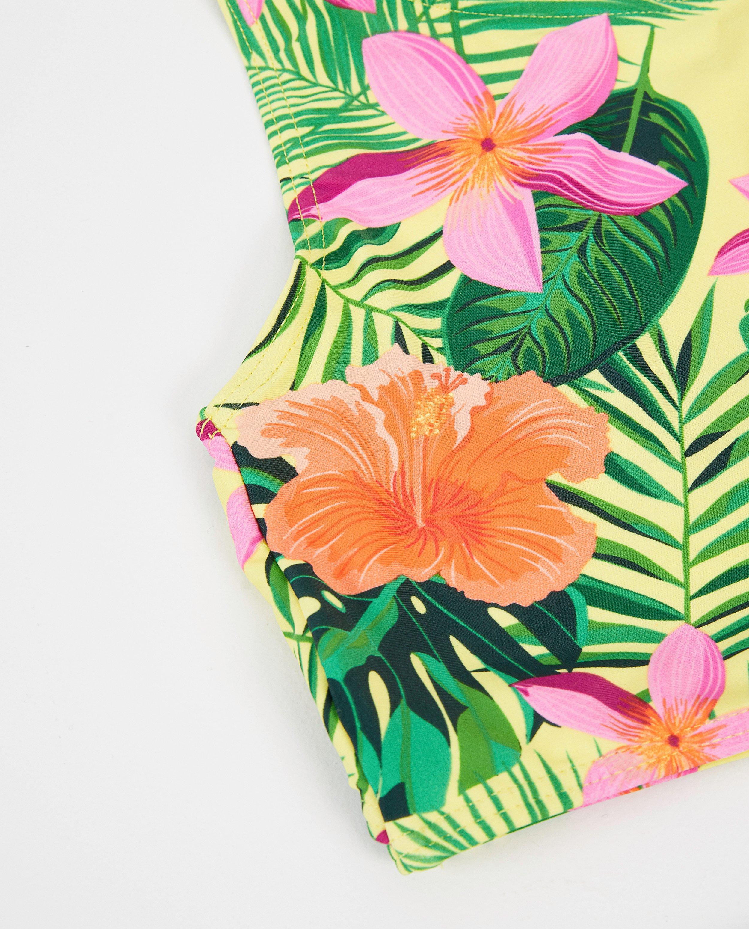 Zwemkleding - Gele bikini met print