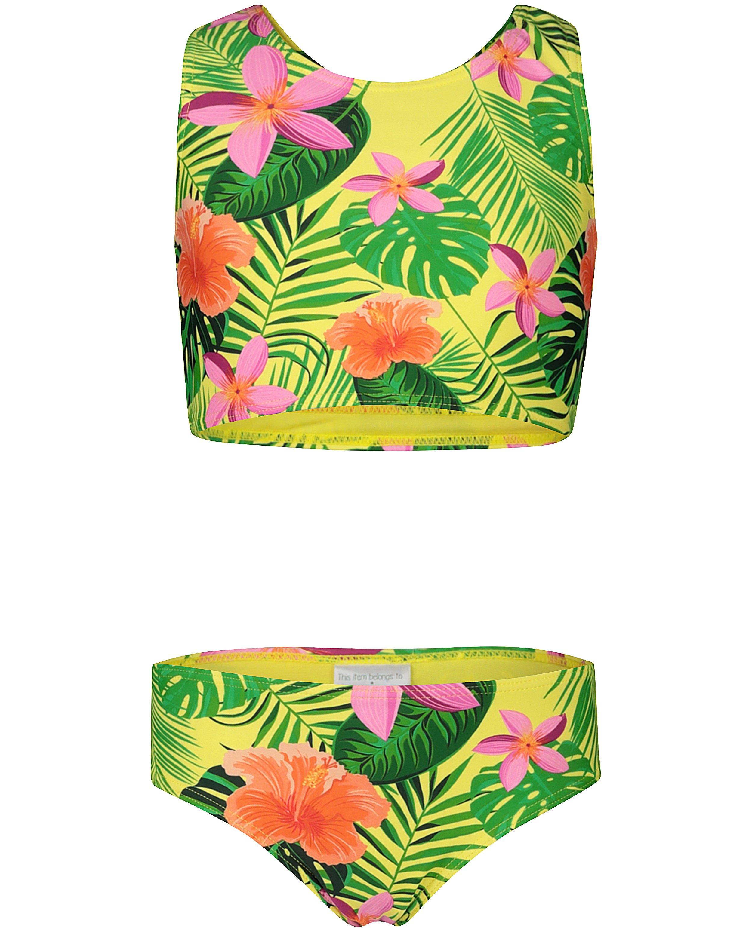Zwemkleding - Gele bikini met print