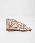 Roze sandalen in roman-style - met rose gold - Sprox