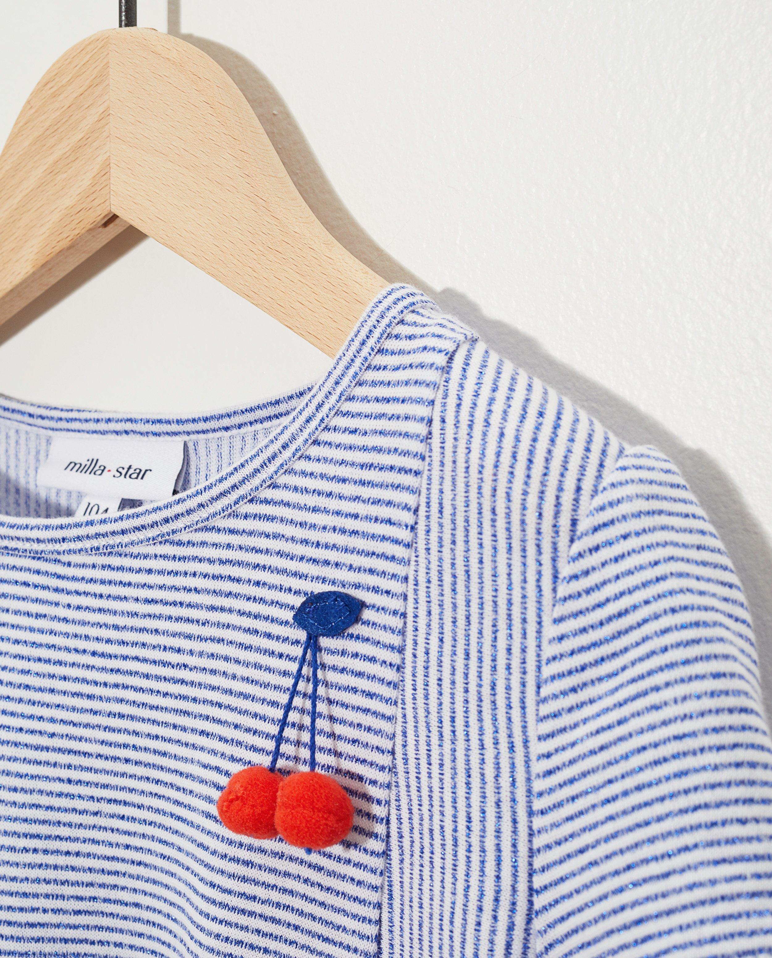 Kleedjes - Jurk met blauw-witte strepen