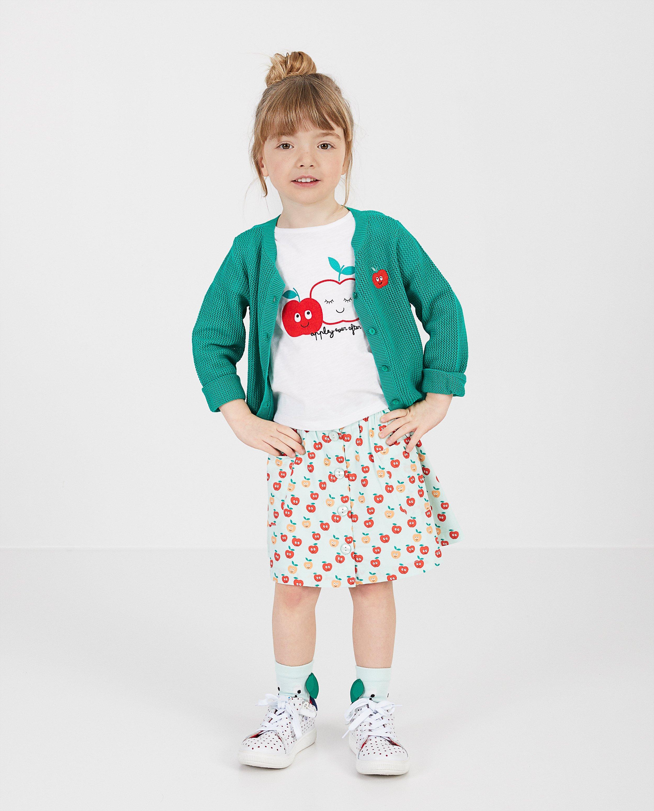 Cardigan vert, petite pomme - en fin tricot - Milla Star