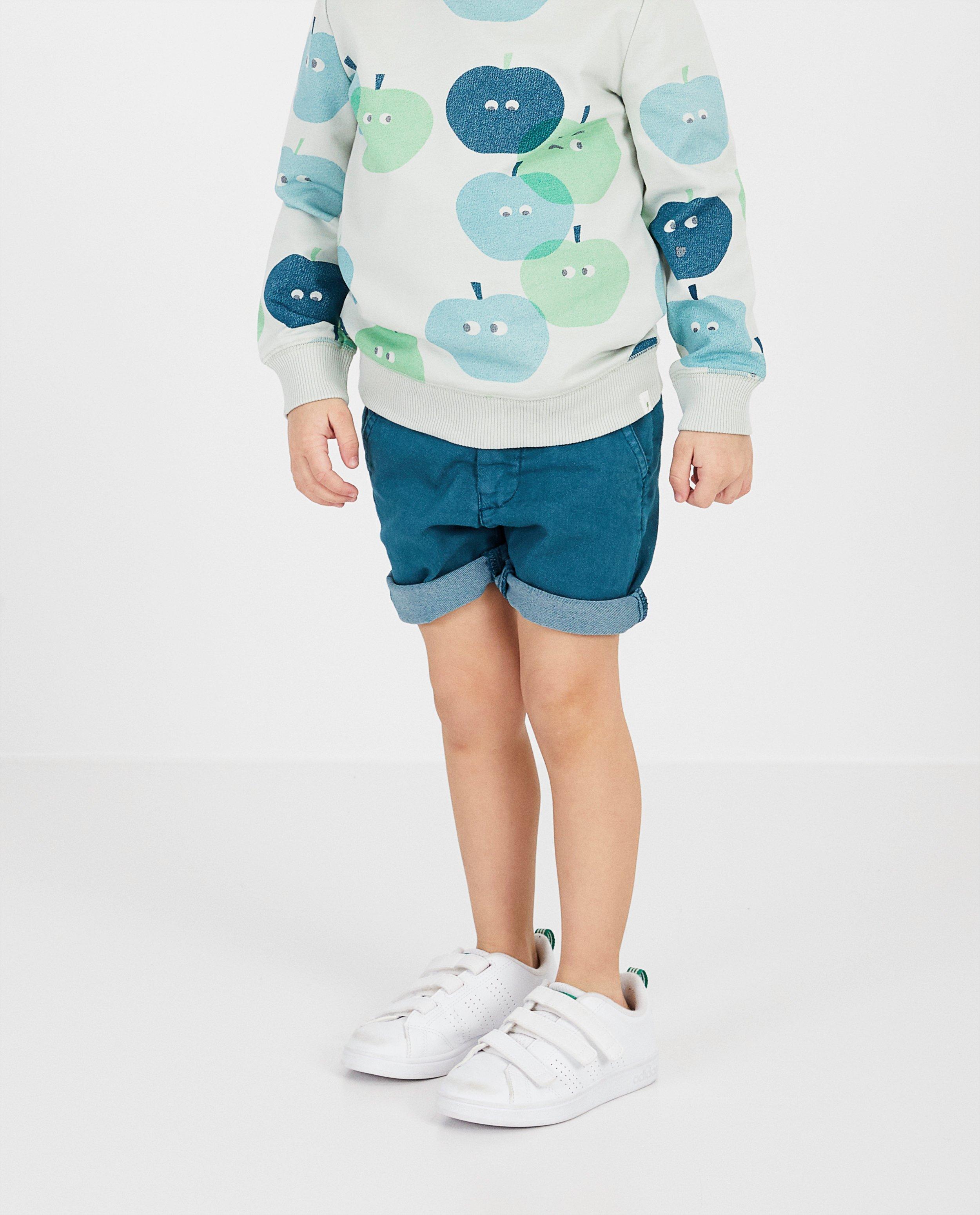 Shorts - Bermuda bleu vert