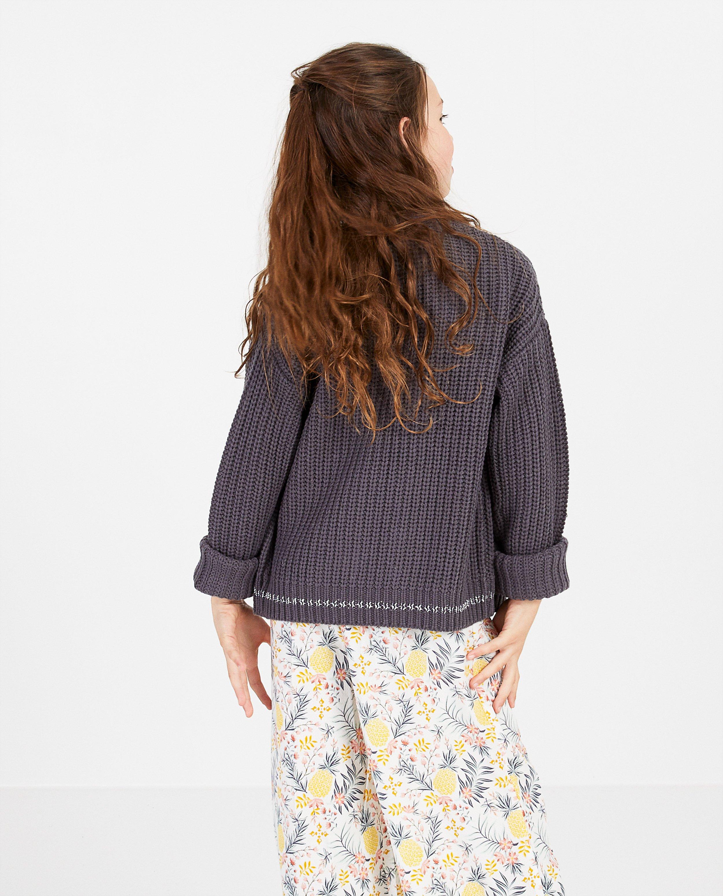 Cardigans - Grijze cardigan