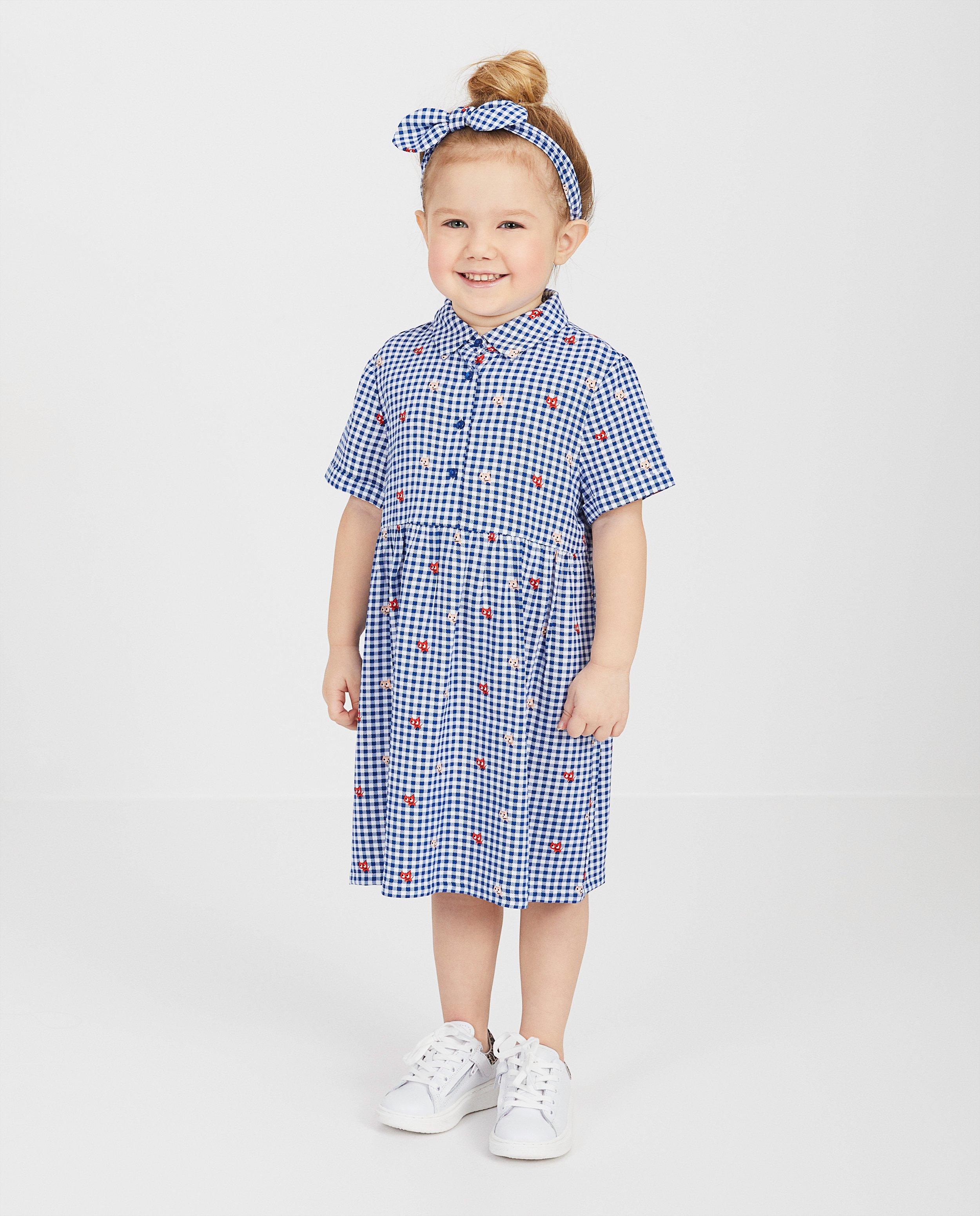 Robe bleue Milla Star - imprimé intégral - Milla Star