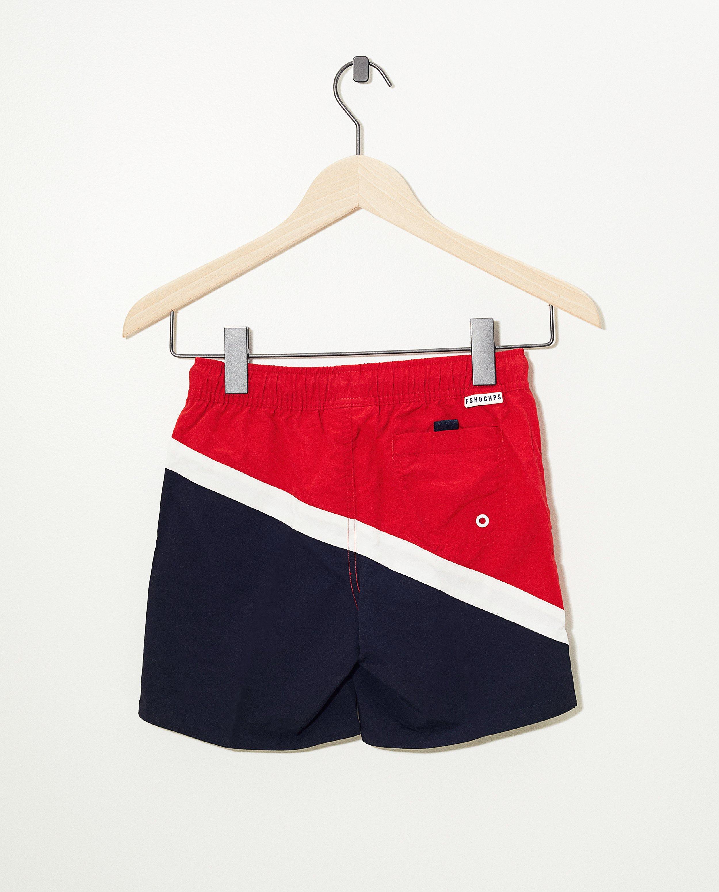 Zwemshort met rood en blauw - Product Detail - meerkleurig - afbeelding nummer 2