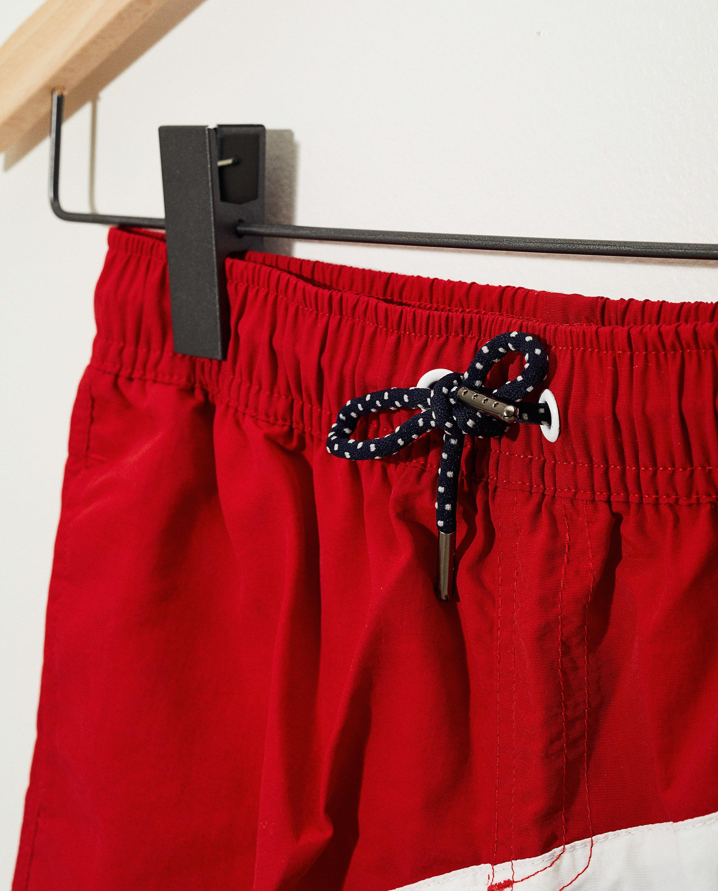 Zwemshort met rood en blauw - Product Detail - meerkleurig - afbeelding nummer 3