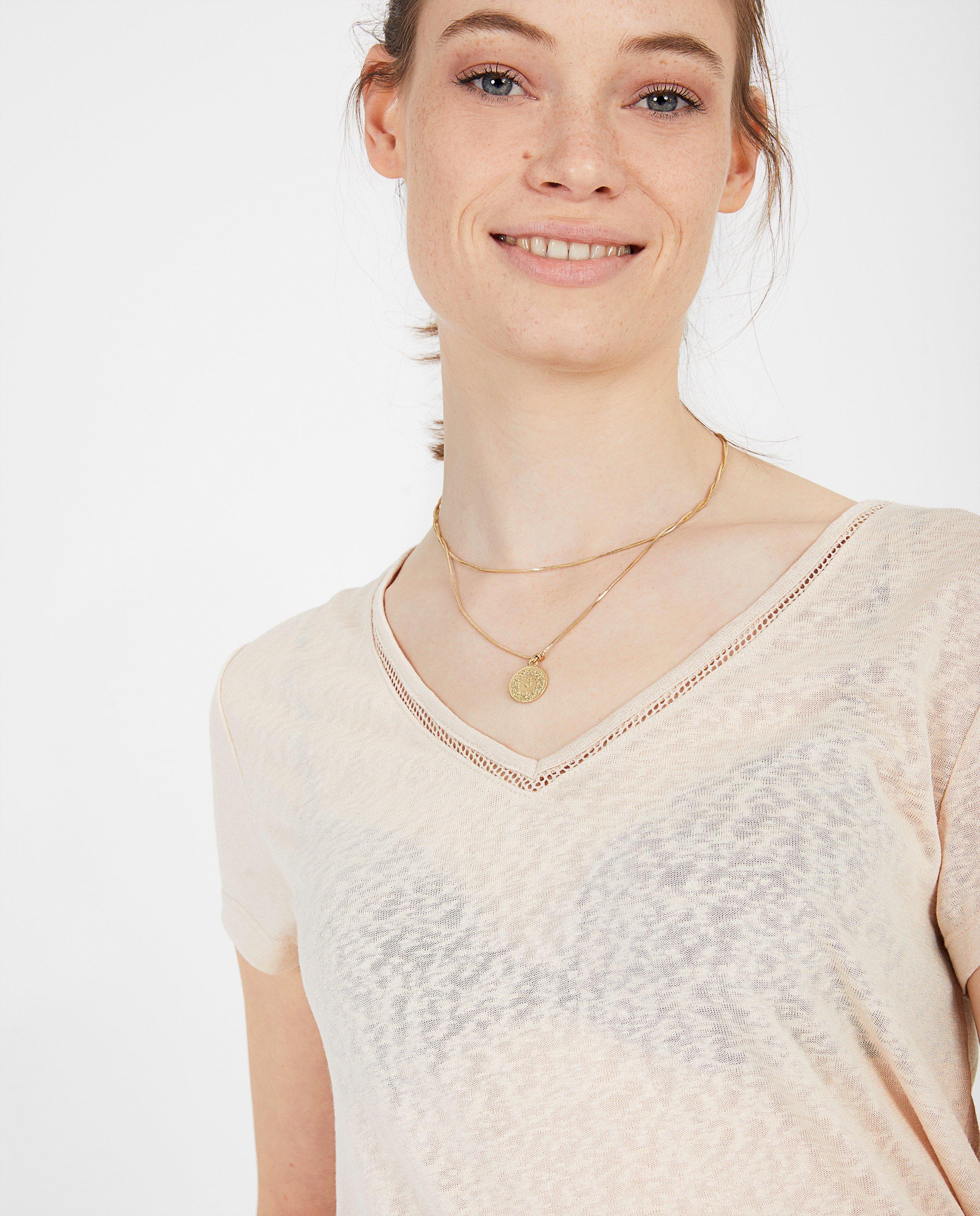 T-shirts - Beige T-shirt Katja Retsin