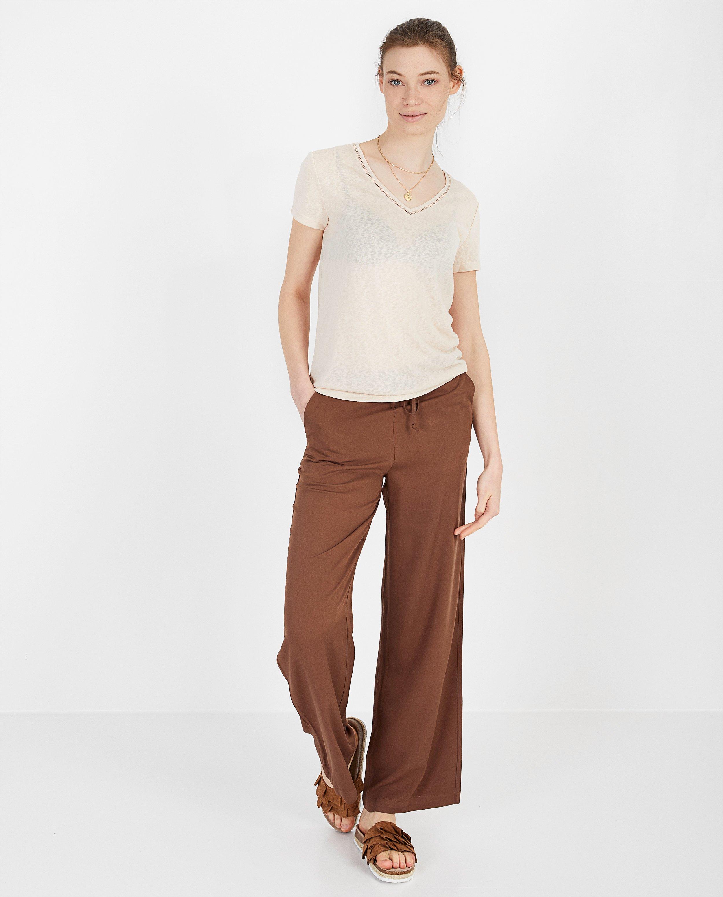 T-shirts - Beige T-shirt Katja Retsin