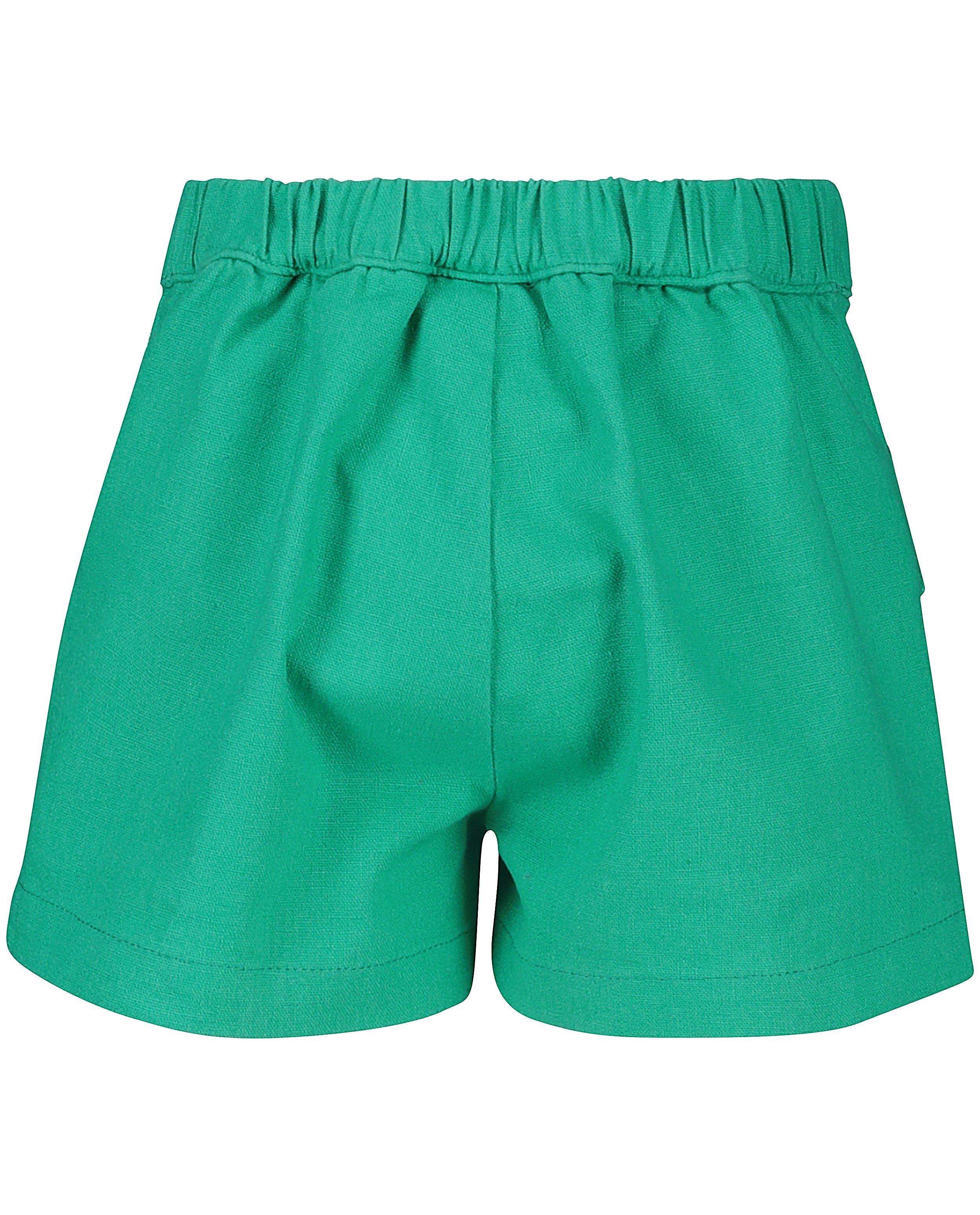 Groene short van linnen - Product Detail - khaki - afbeelding nummer 4
