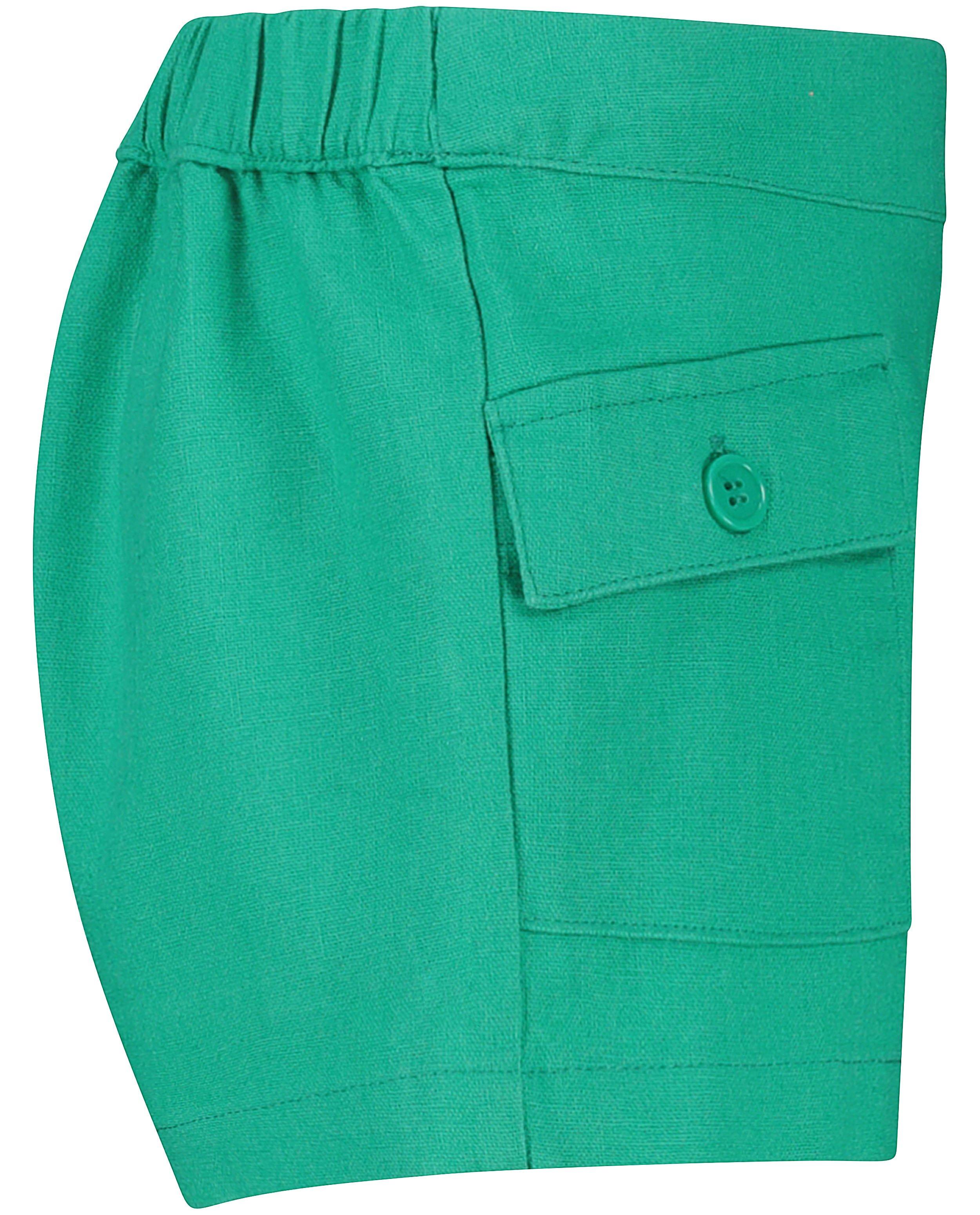 Groene short van linnen - Product Detail - khaki - afbeelding nummer 6