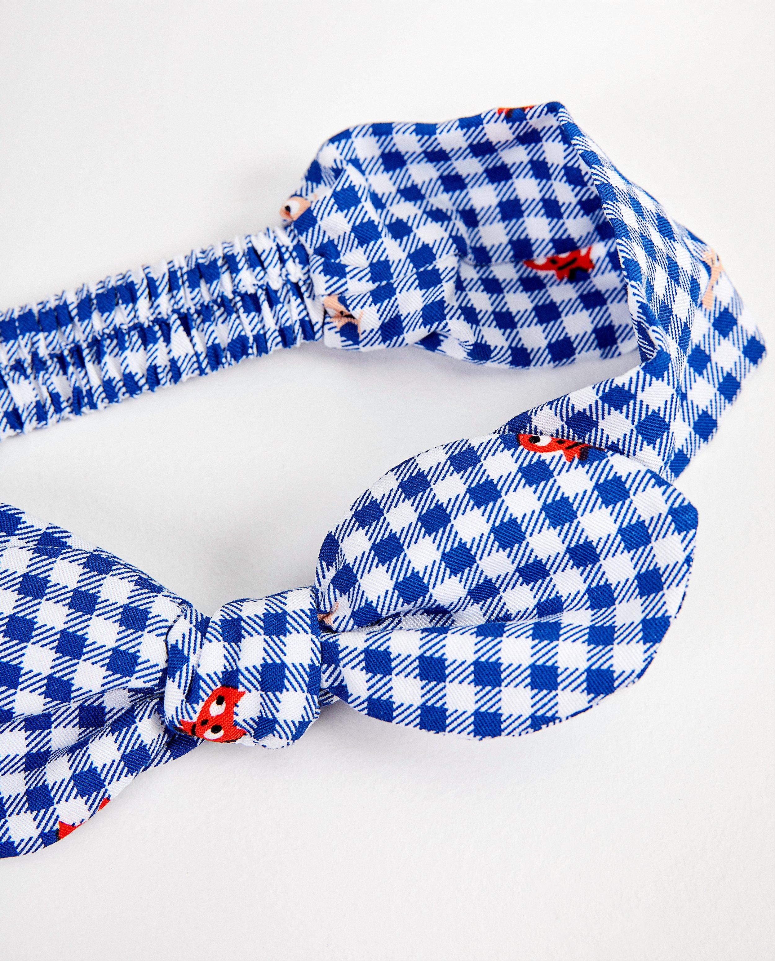 Bonneterie - Bandeau bleu et blanc