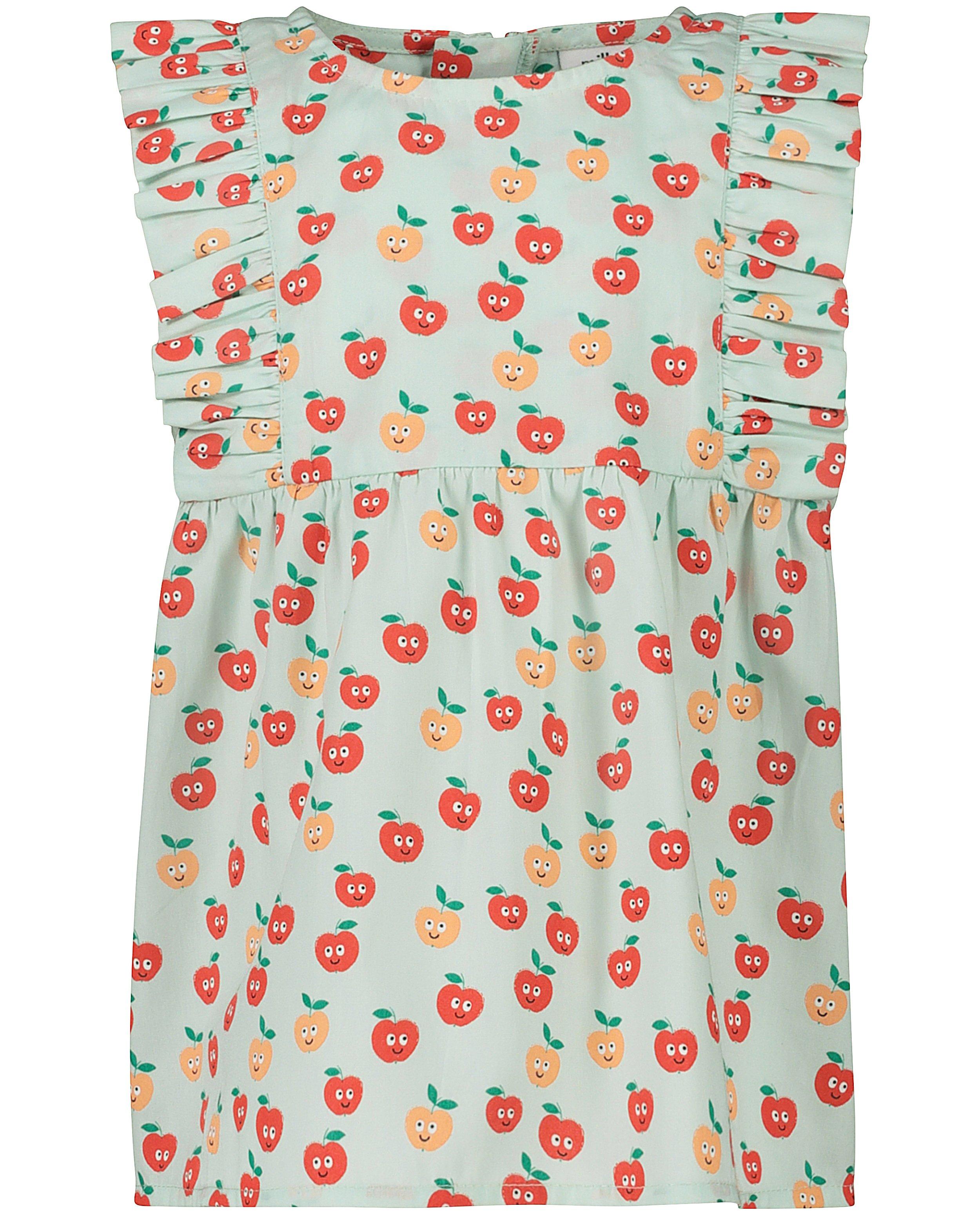 Hemden - Lichtgroene top met appelprint