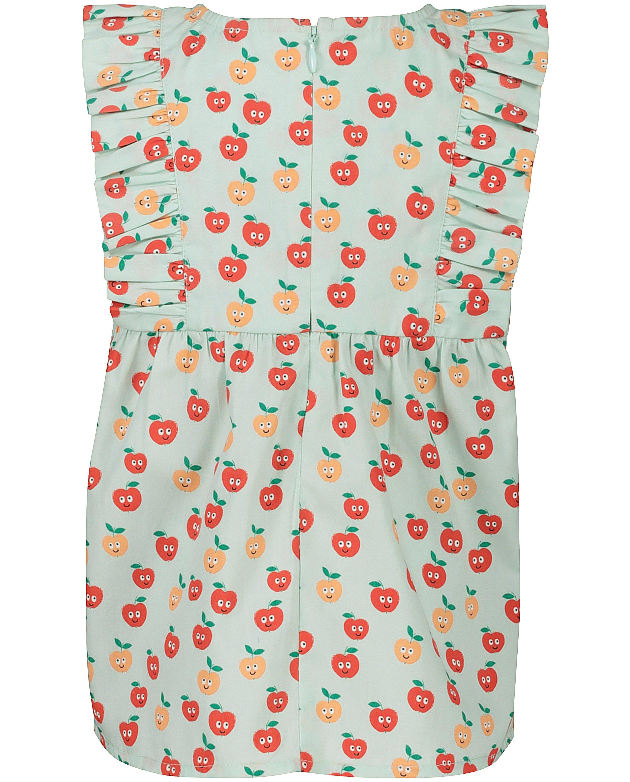 Hemden - Lichtgroene top met appelprint