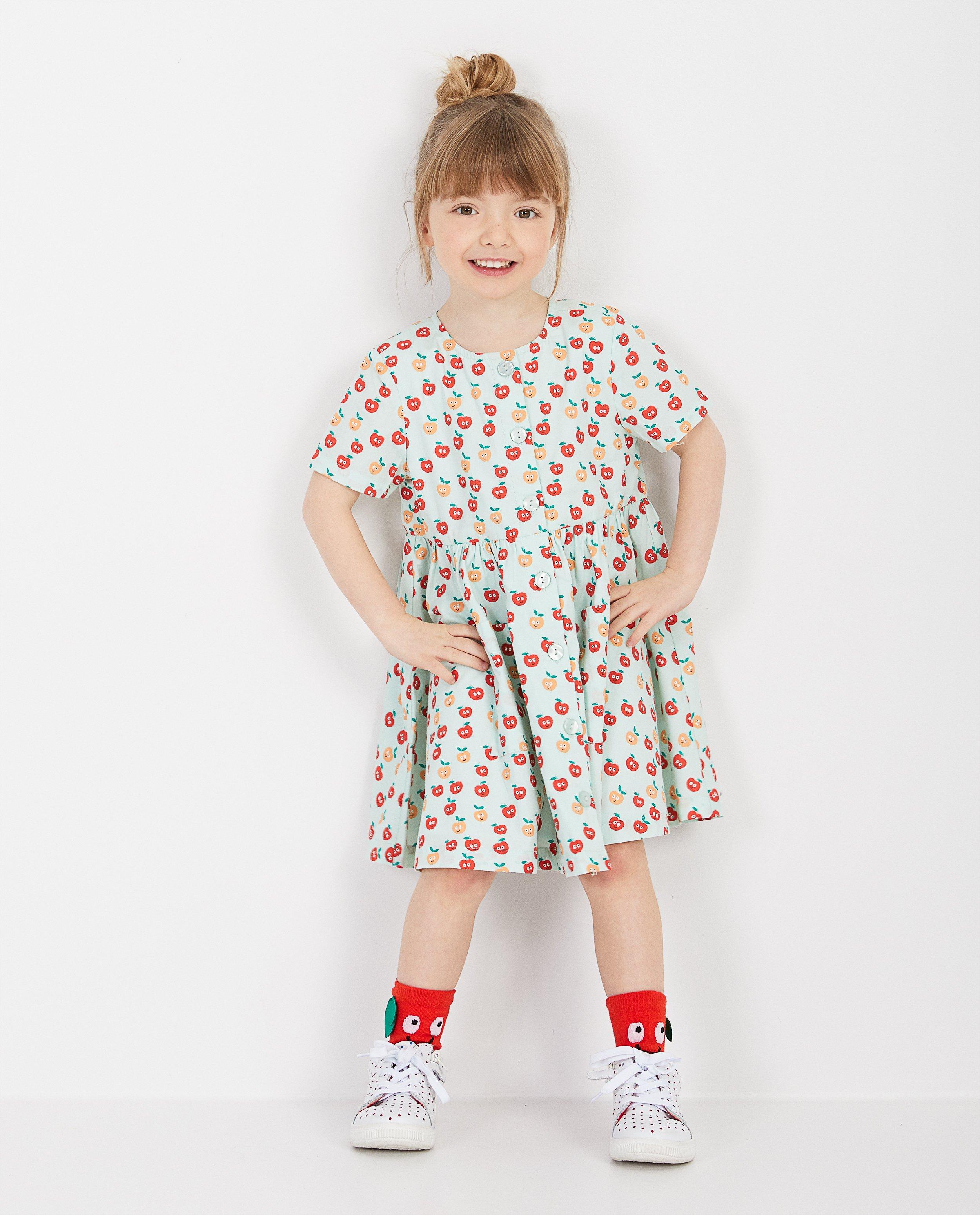 Robe vert pâle, pommes - null - Milla Star