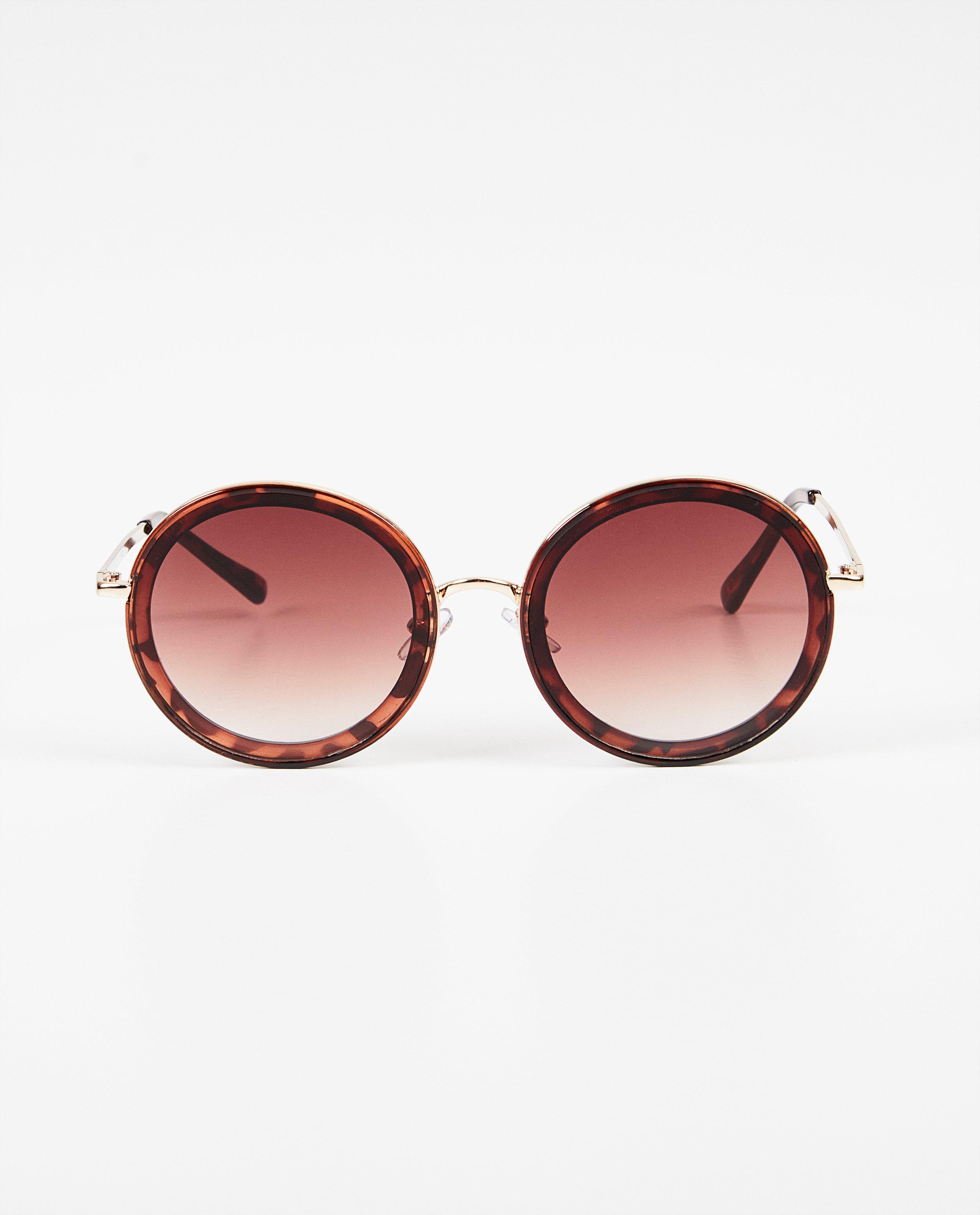 Grandes lunettes de soleil rondes - protection UV 100 % - Pieces