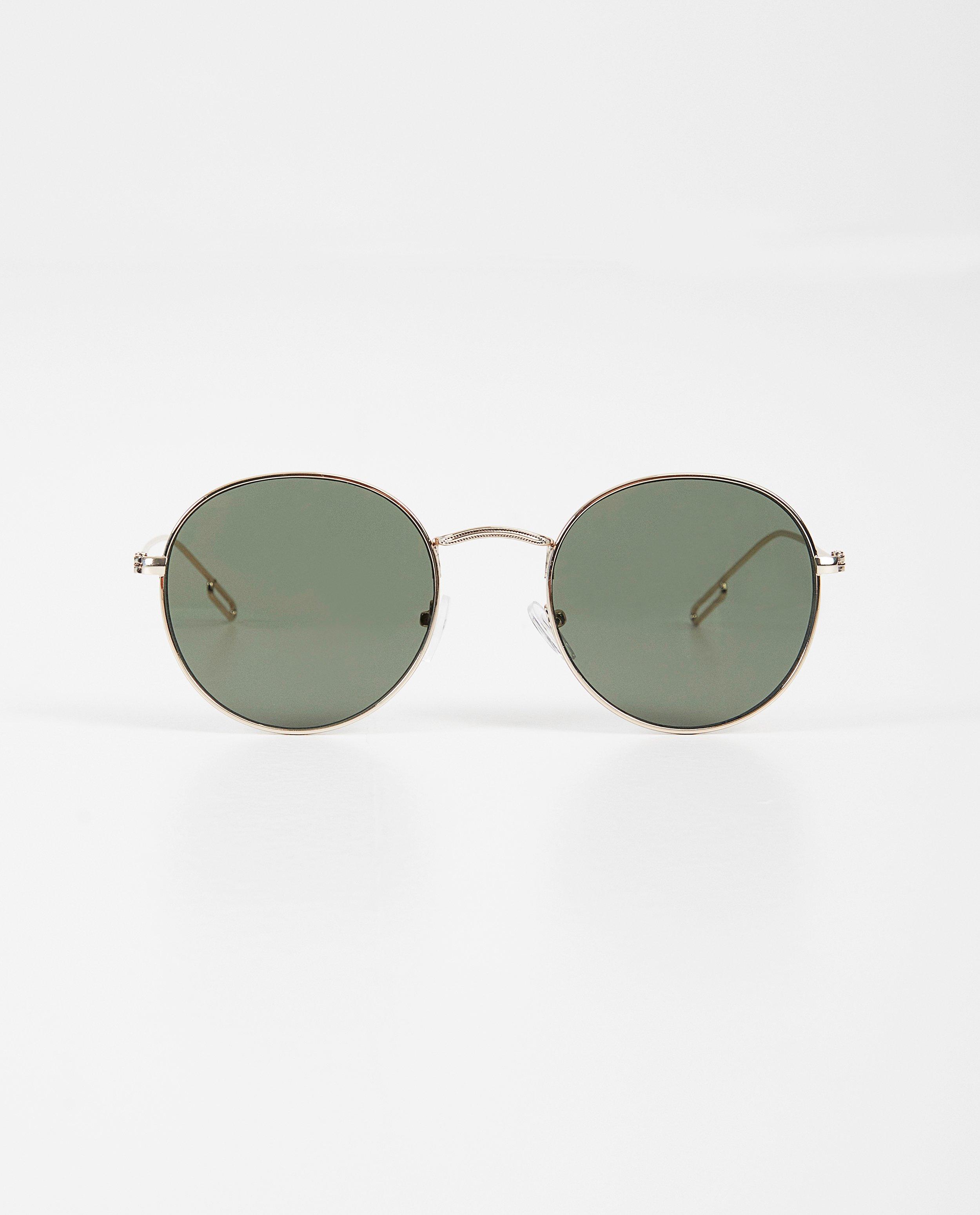 Lunettes de soleil rondes - monture métallique - JBC