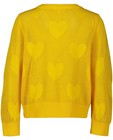 Pulls - Pull jaune en fin tricot