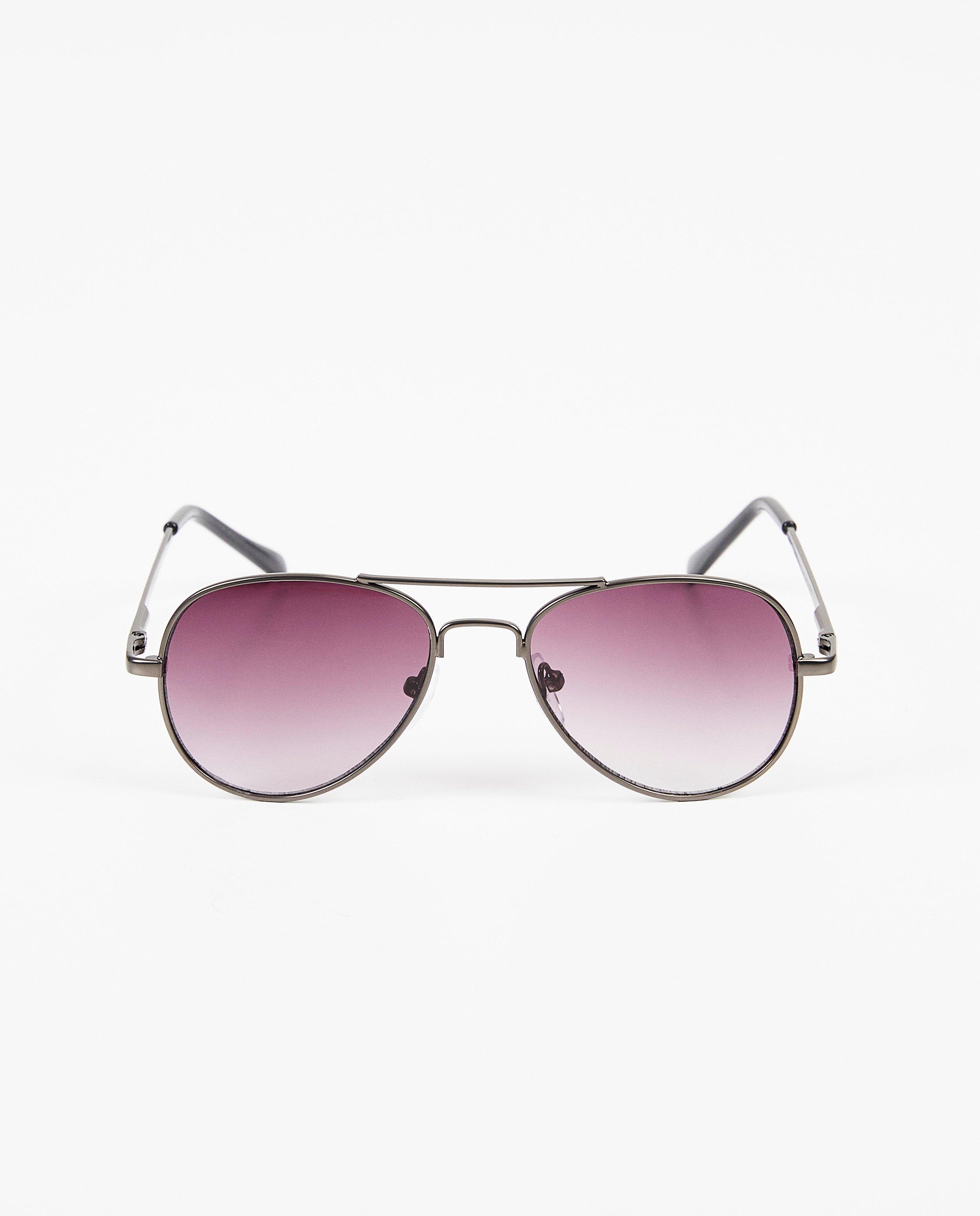 Lunettes de soleil noires aviateur - lunettes-aviateur - JBC