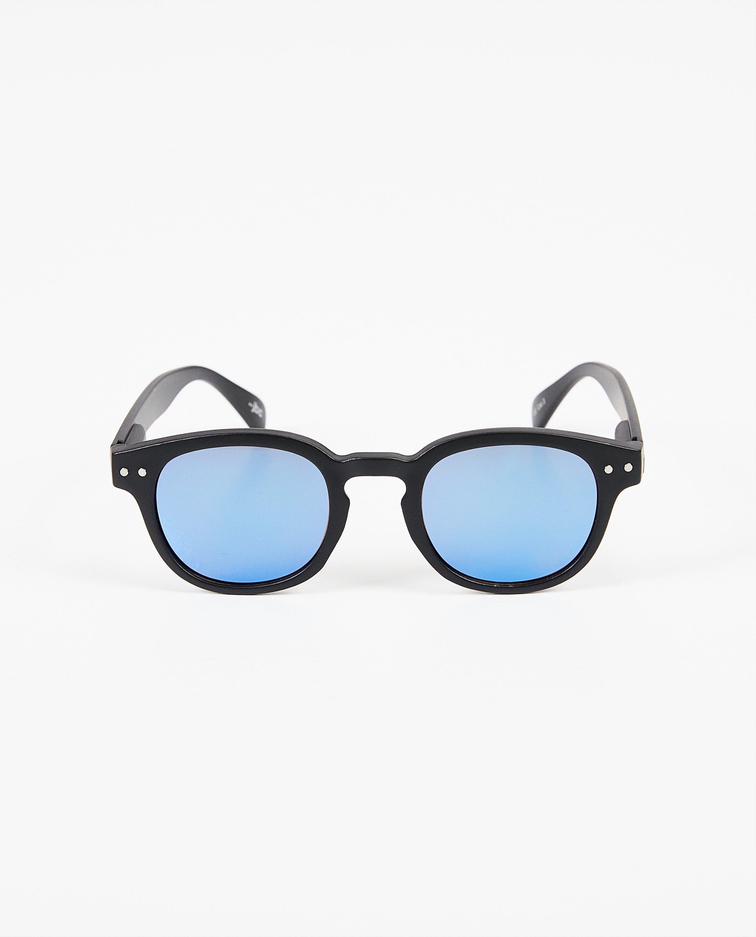 Zwarte zonnebril - met blauwe glazen - JBC