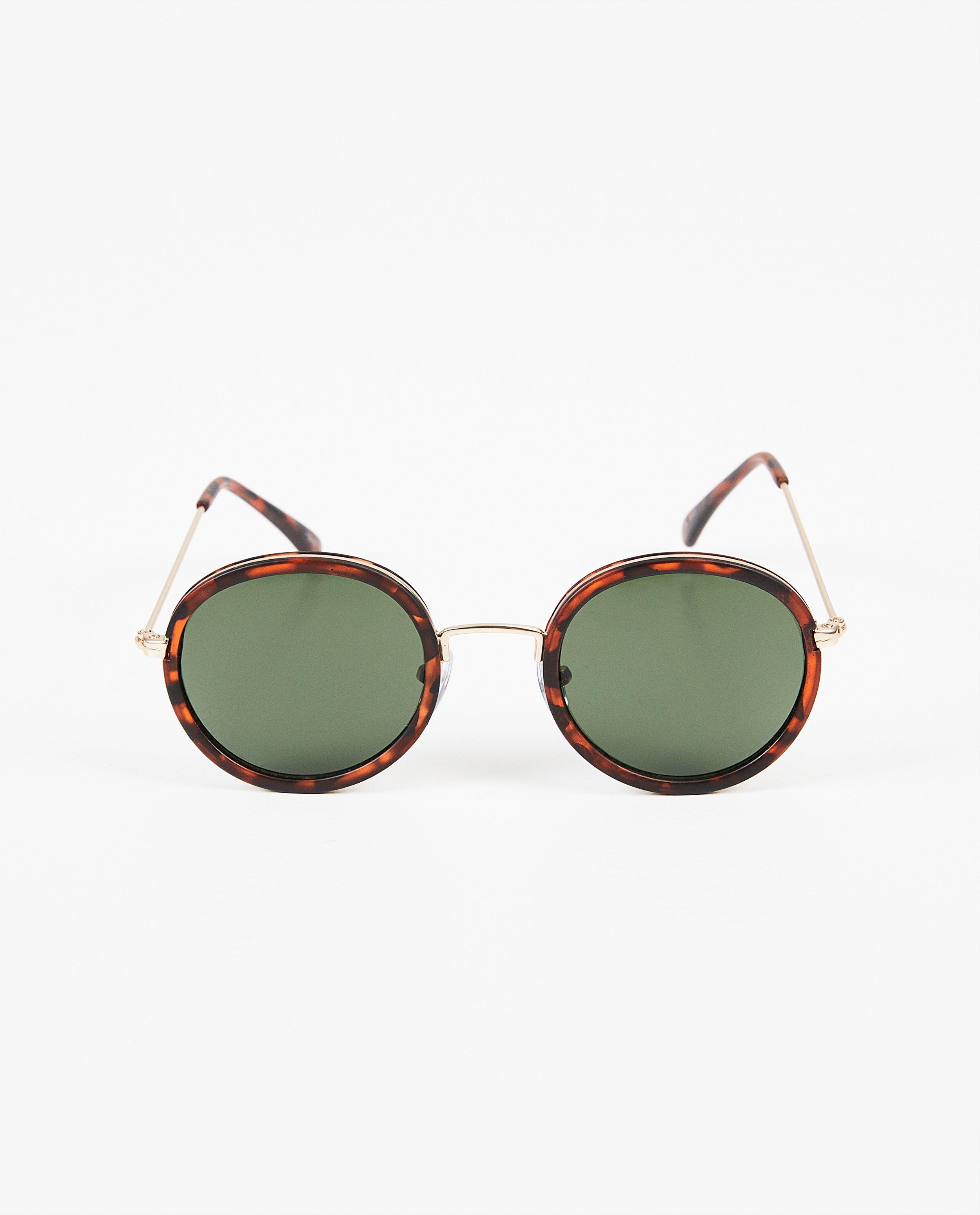 Lunettes de soleil rondes - brunes - JBC