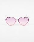 Paars-roze zonnebril met hartjes - hartjesglazen - JBC