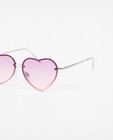 Zonnebrillen - Paars-roze zonnebril met hartjes