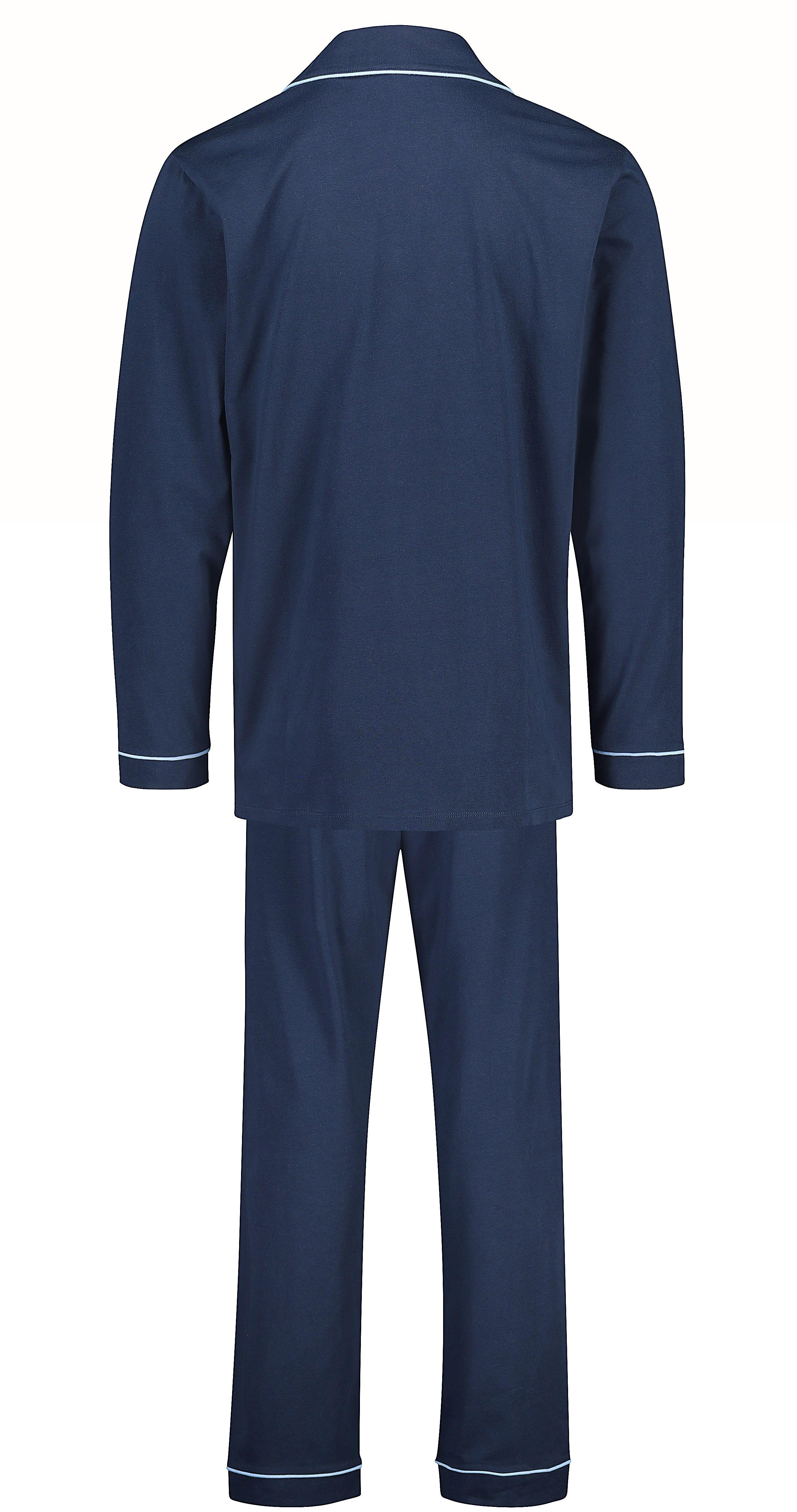 blauwe herenpyjama, Studio Unique - Product Detail - donkerblauw - afbeelding nummer 6