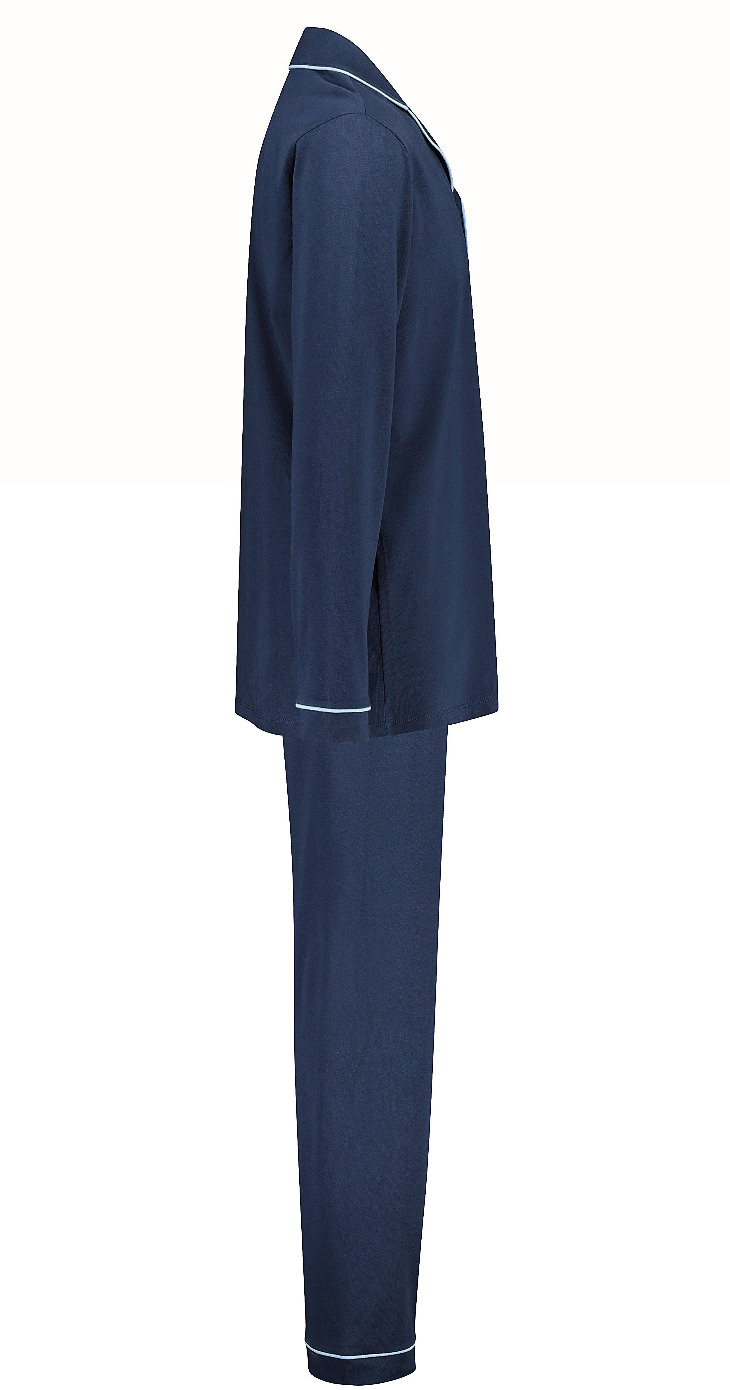 blauwe herenpyjama, Studio Unique - Product Detail - donkerblauw - afbeelding nummer 8