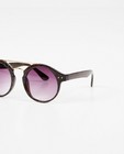 Zonnebrillen - Zwarte zonnebril met glitter