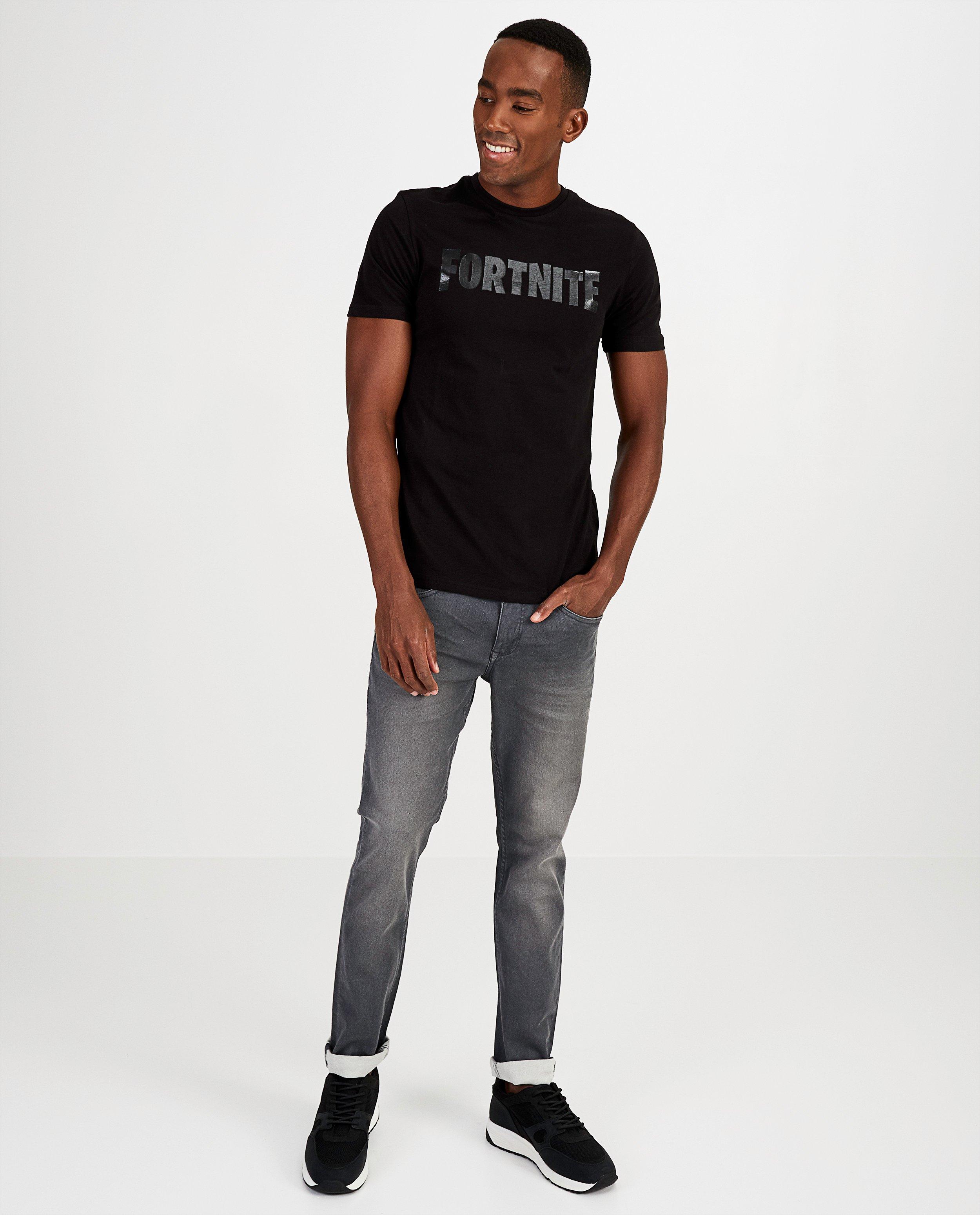 Zwart FORTNITE-shirt - met opschrift - Fortnite