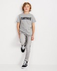 T-shirt gris FORTNITE - à inscription - Fortnite