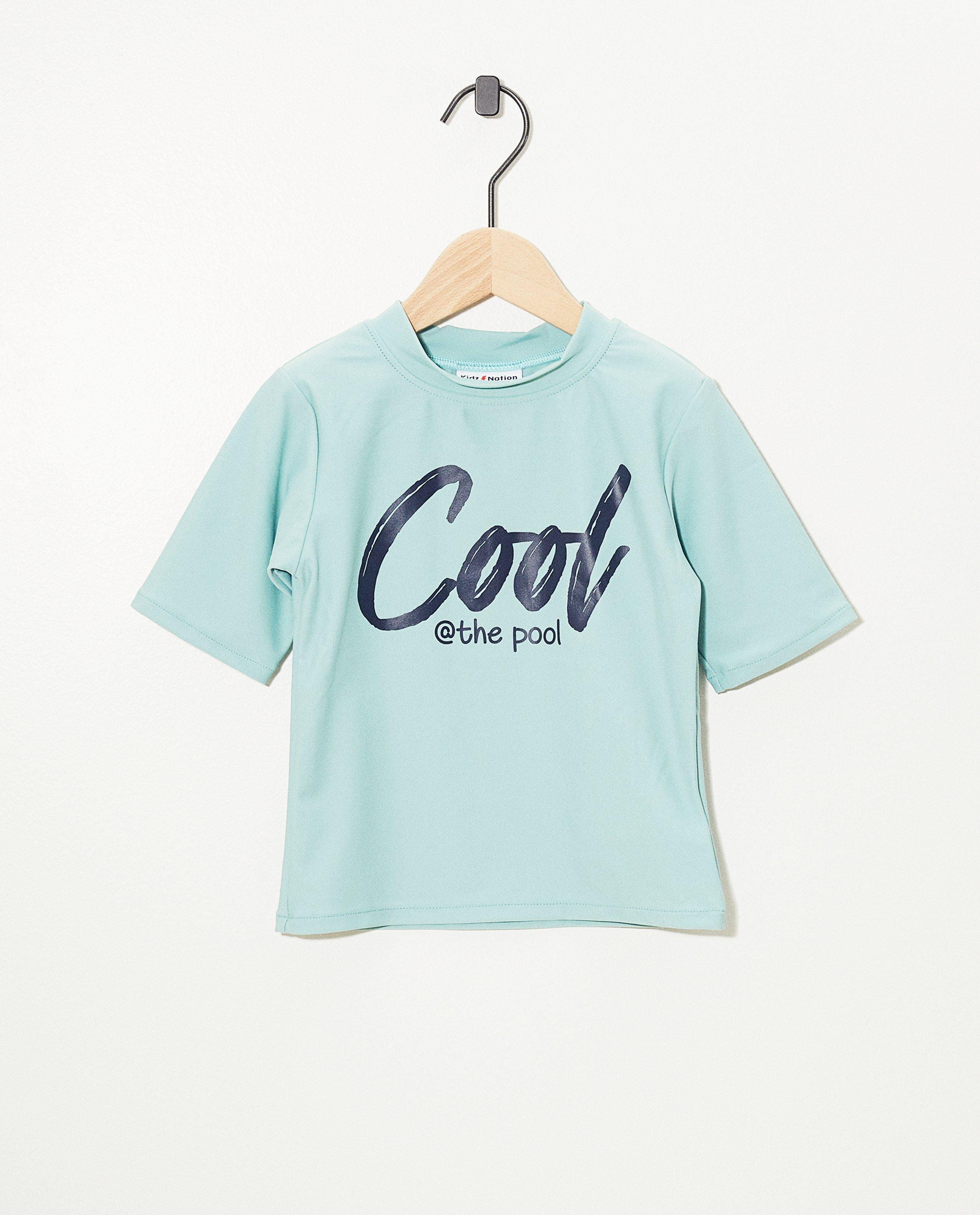 Blauw zwemshirt met uv-bescherming - UPF 50+ - Kidz Nation