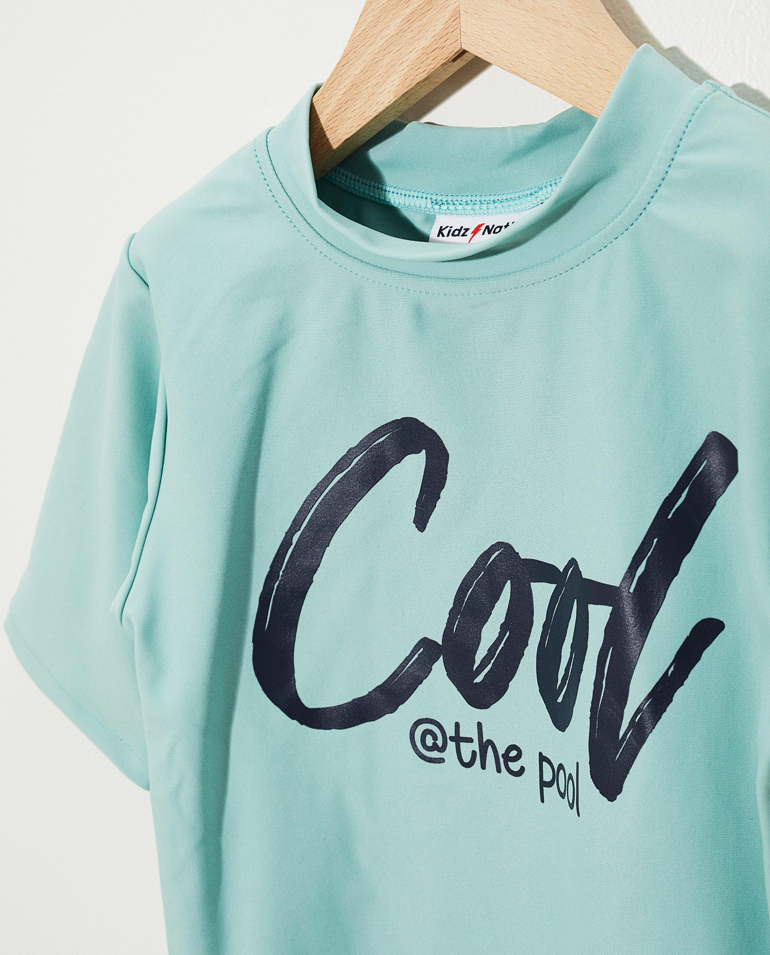 Zwemkleding - Blauw zwemshirt met uv-bescherming