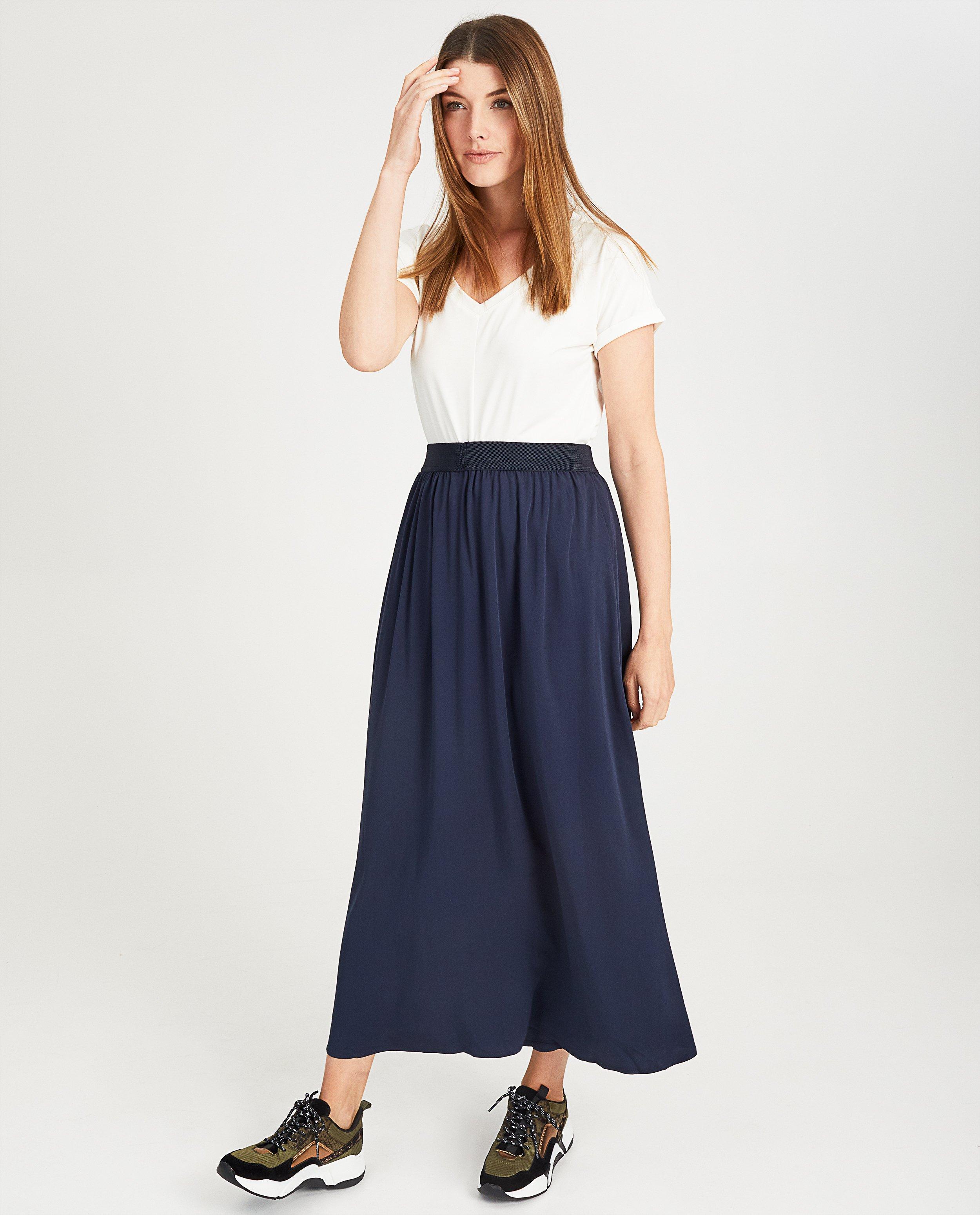Donkerblauwe maxi-rok - Product Detail - donkerblauw - afbeelding nummer 1