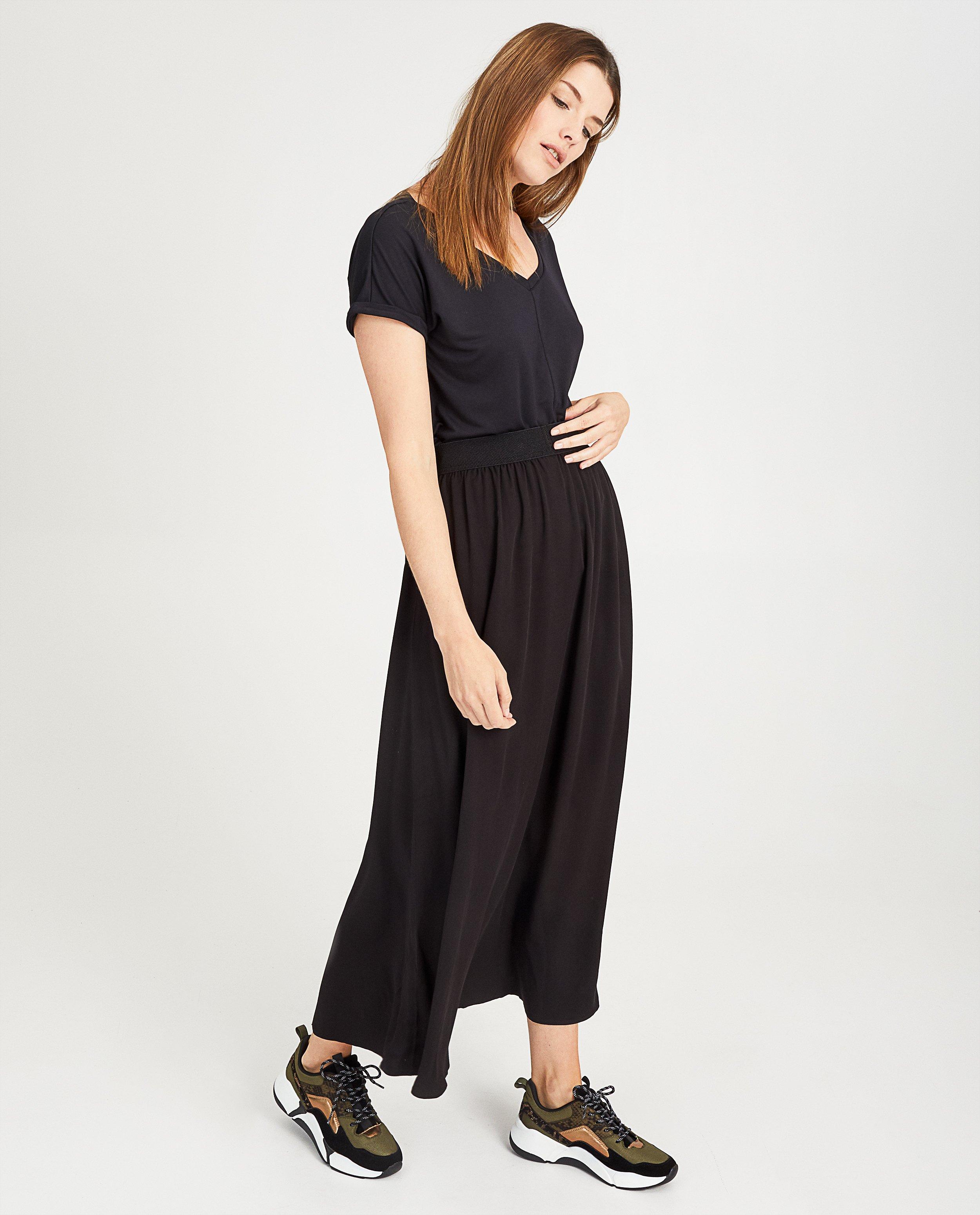 Rokken - Zwarte maxi-rok