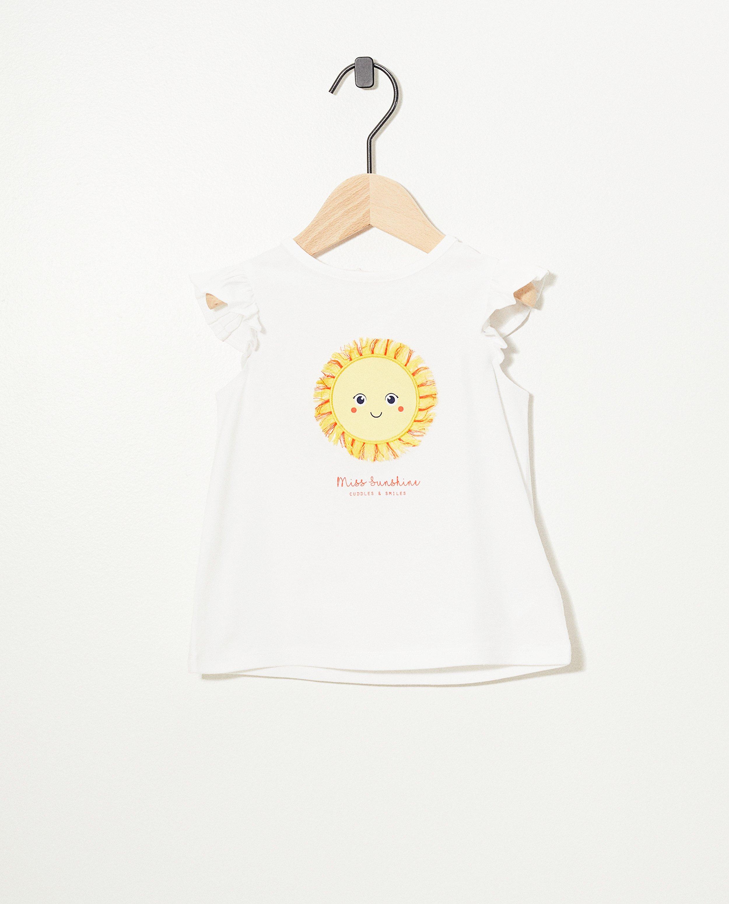 Top blanc en coton bio - avec des ruches - Cuddles and Smiles