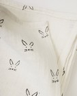 Babyspulletjes - Witte tetradoek met konijntjes