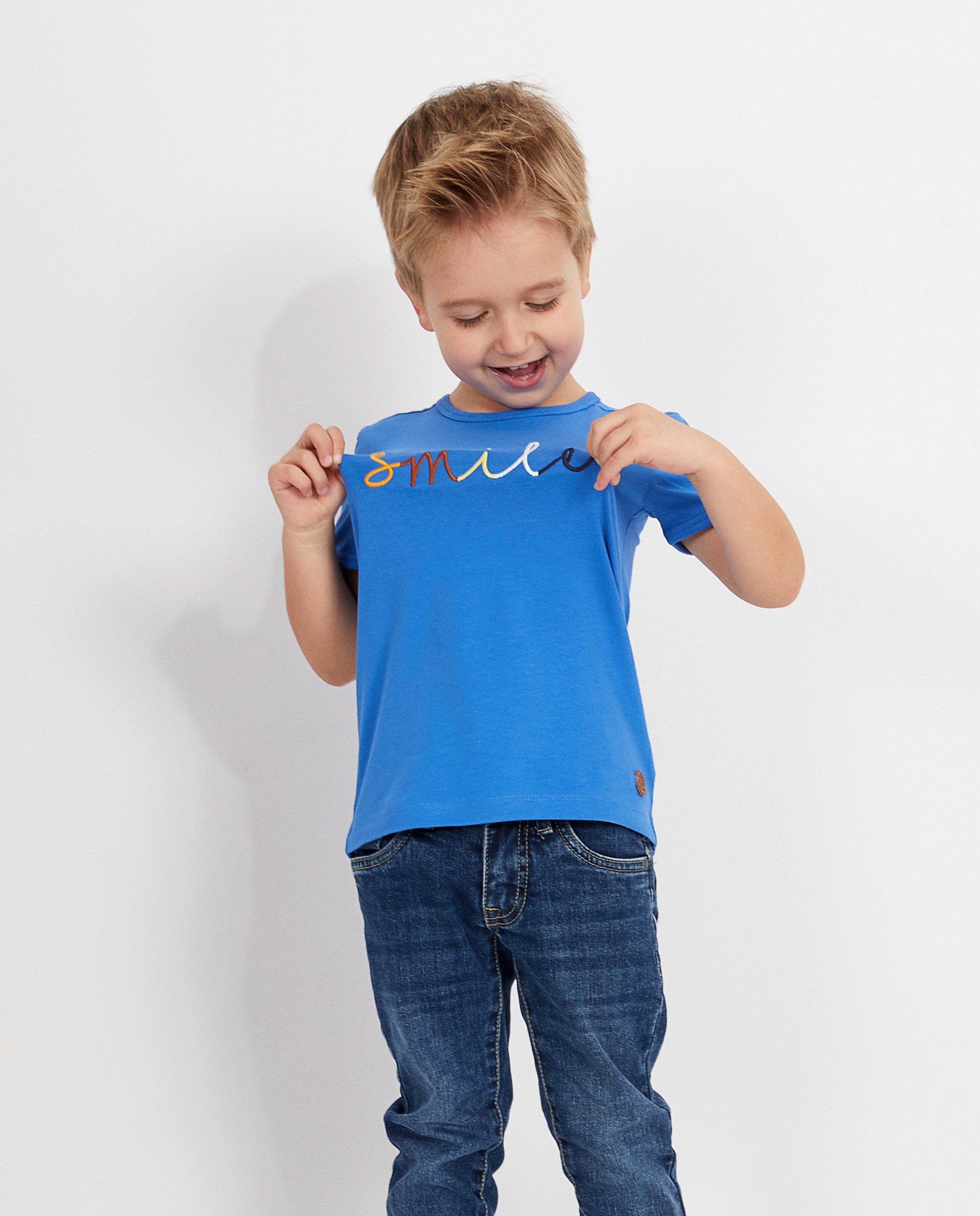 T-shirt met opschrift Piet Piraat - Product Detail - blauw - afbeelding nummer 2