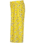 Pantalons - Jupe-culotte jaune, imprimé fleuri