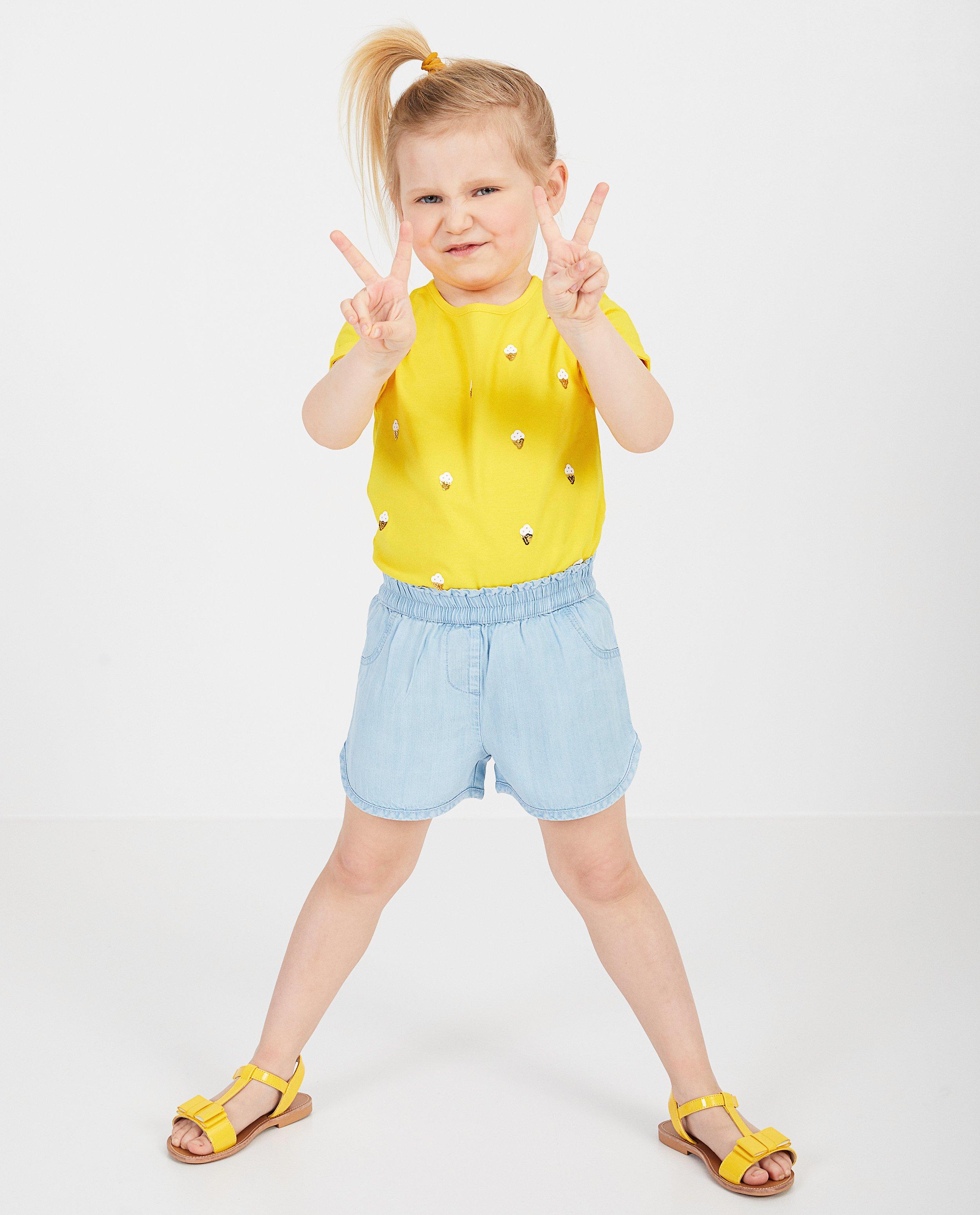 Wit T-shirt met pailletten - null - Milla Star