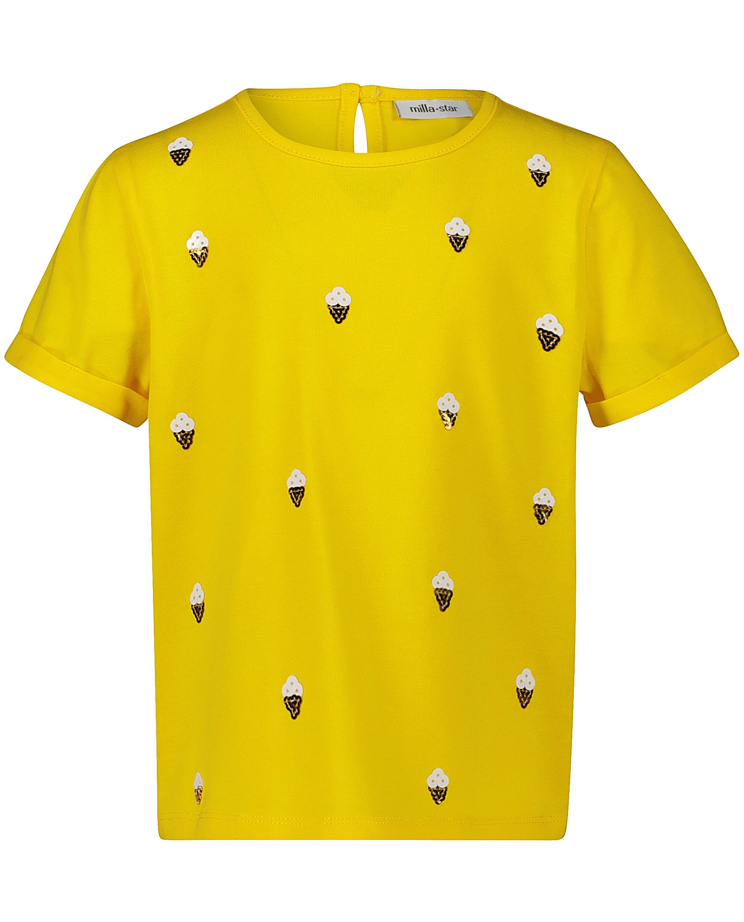 T-shirts - Wit T-shirt met pailletten